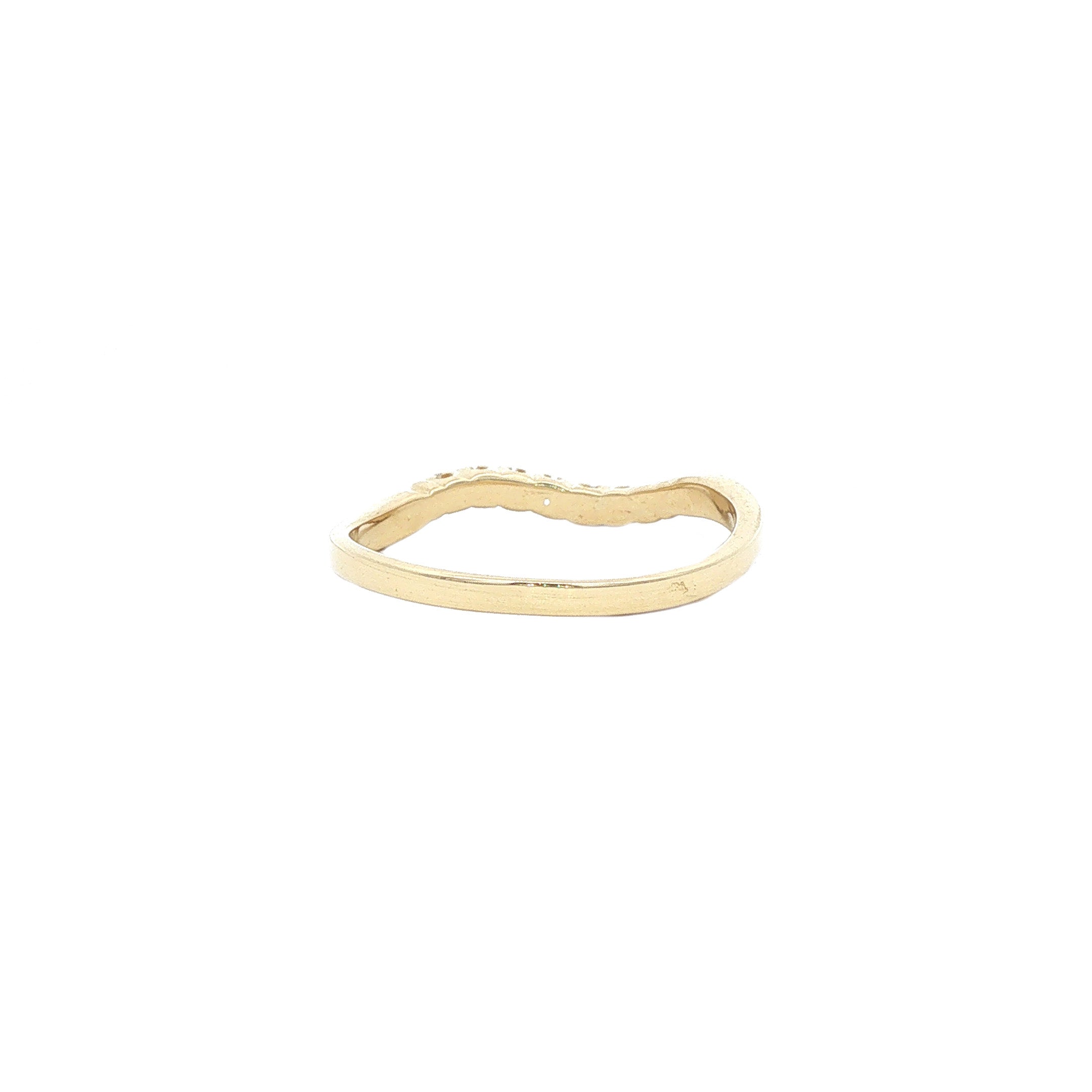 Gouden ring zirkonia 14 karaat