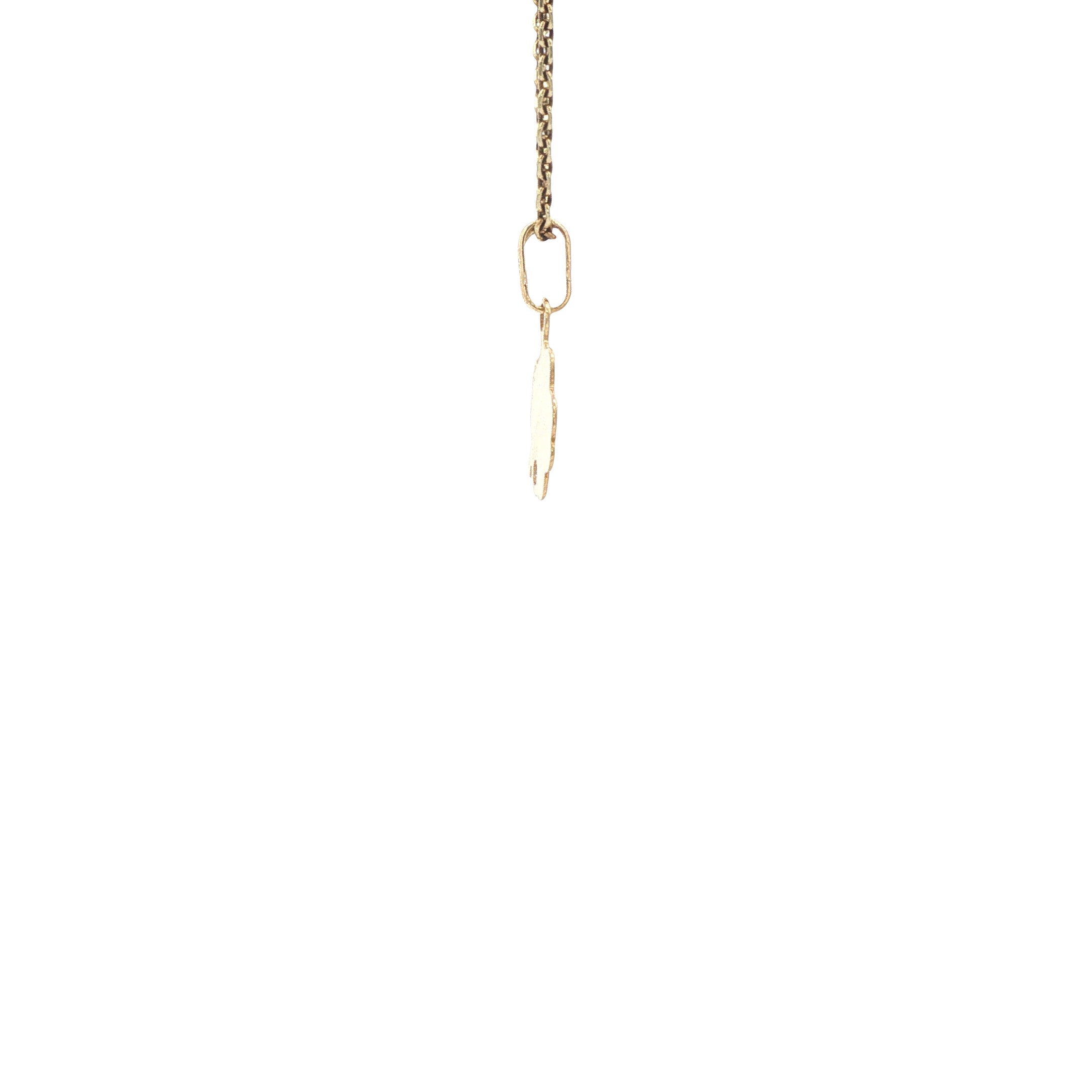 Gouden hanger klaver vier 14 karaat