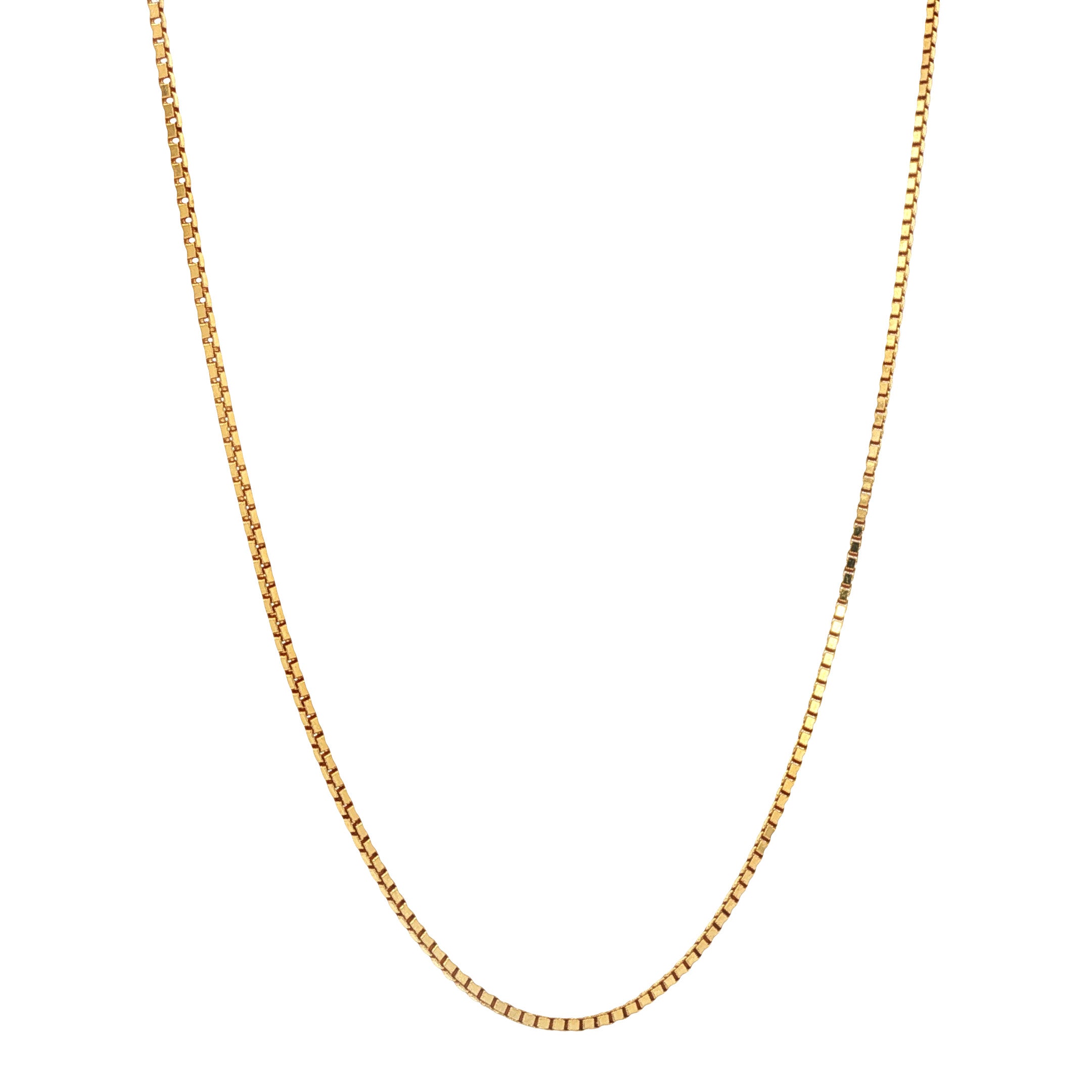 Gouden lengtecollier venetiaan 41 cm 14 karaat