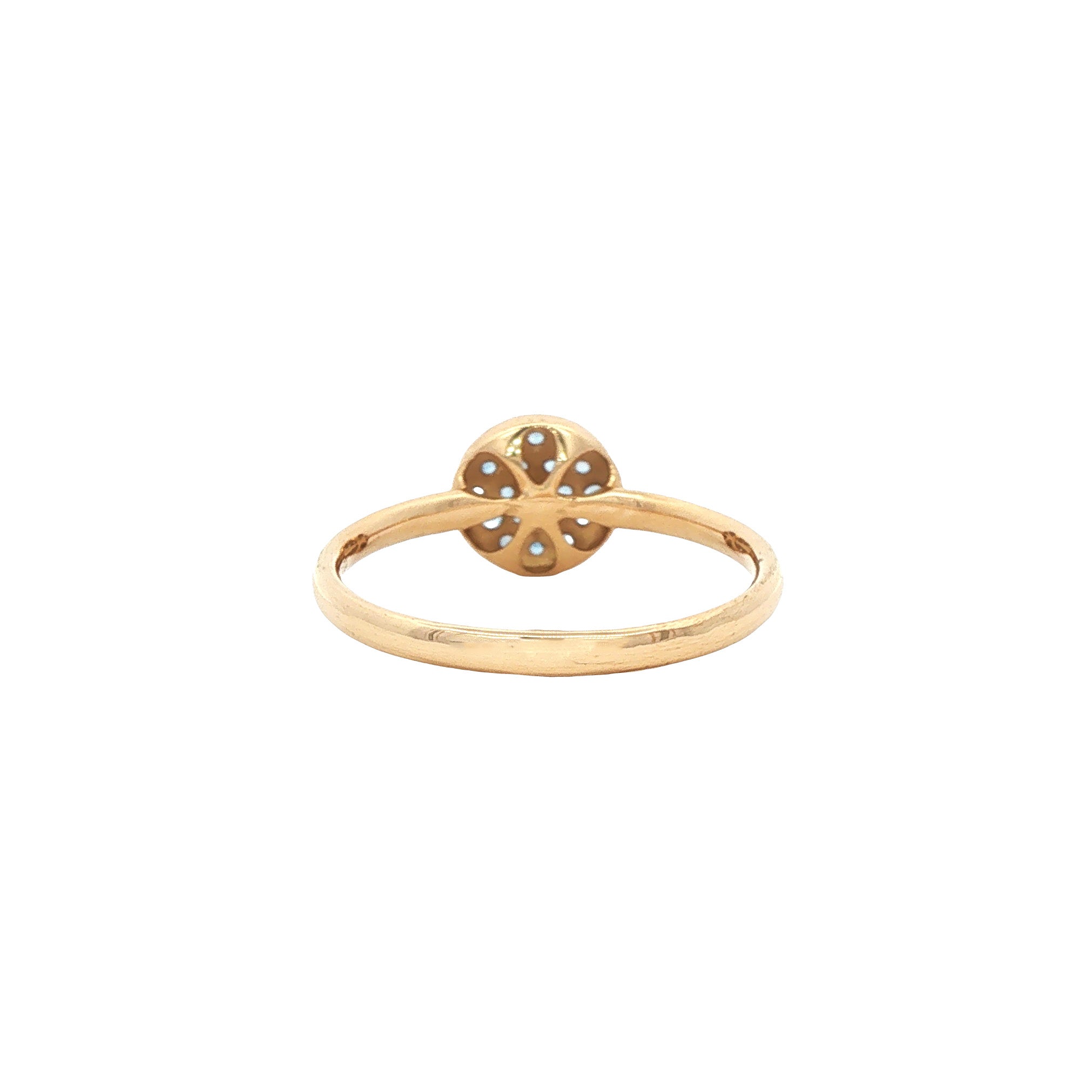 Gouden ring met topaas 14 karaat* nieuw