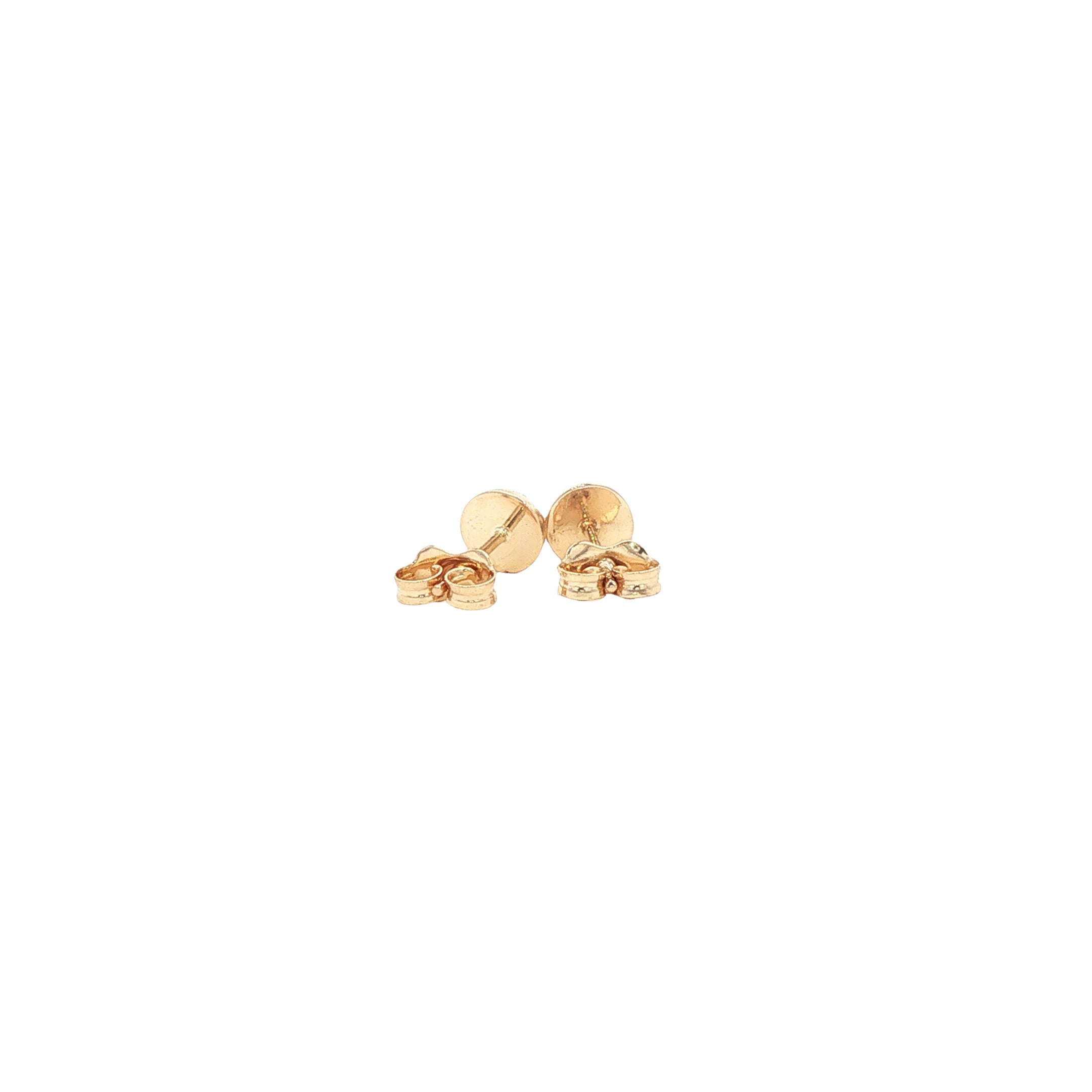 Gouden oorstekers 14 karaat