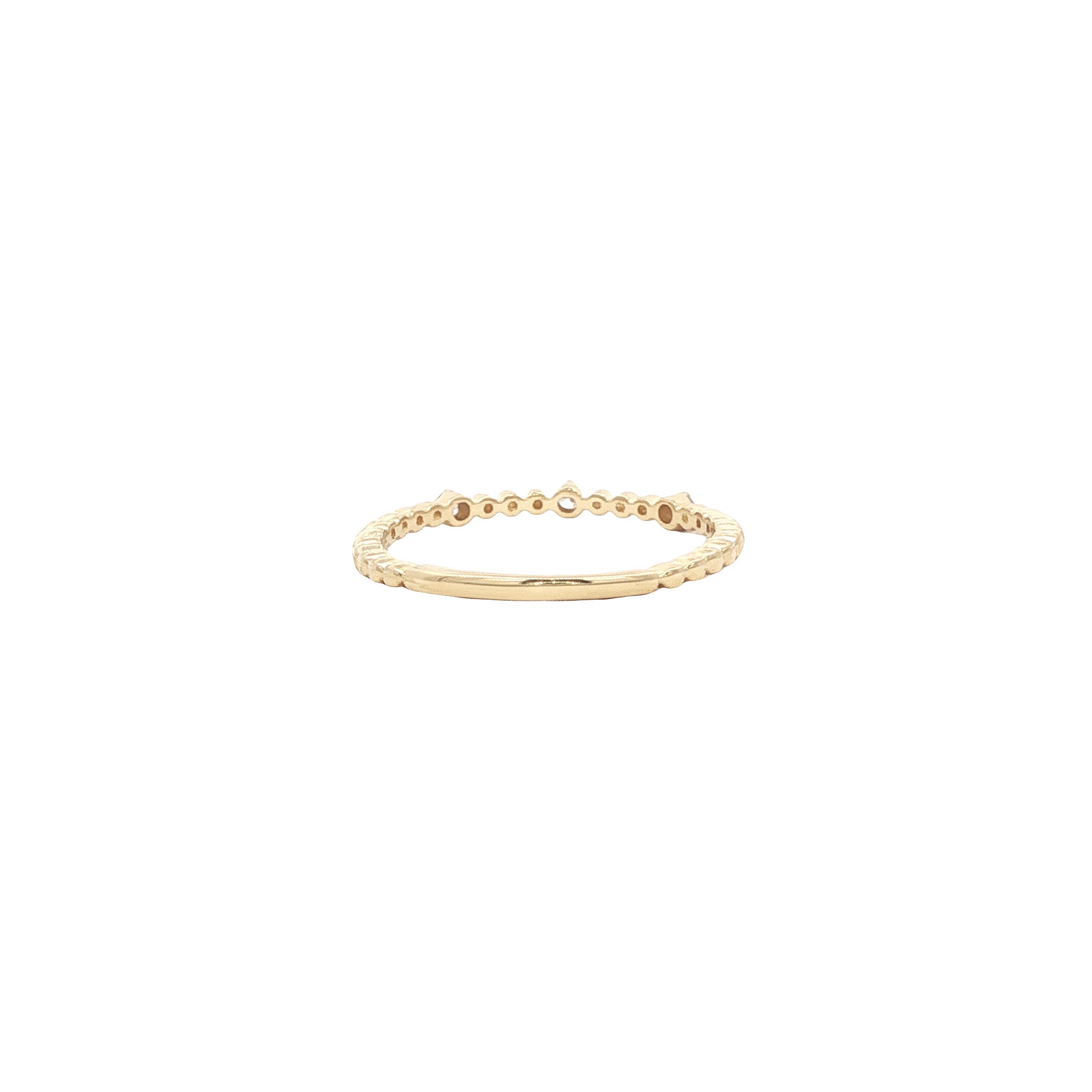 Gouden ring met diamant 14 karaat