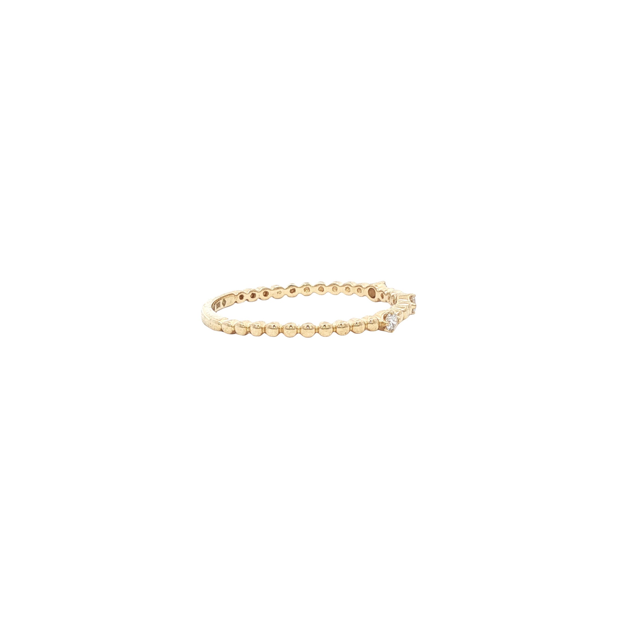 Gouden ring met diamant 14 karaat
