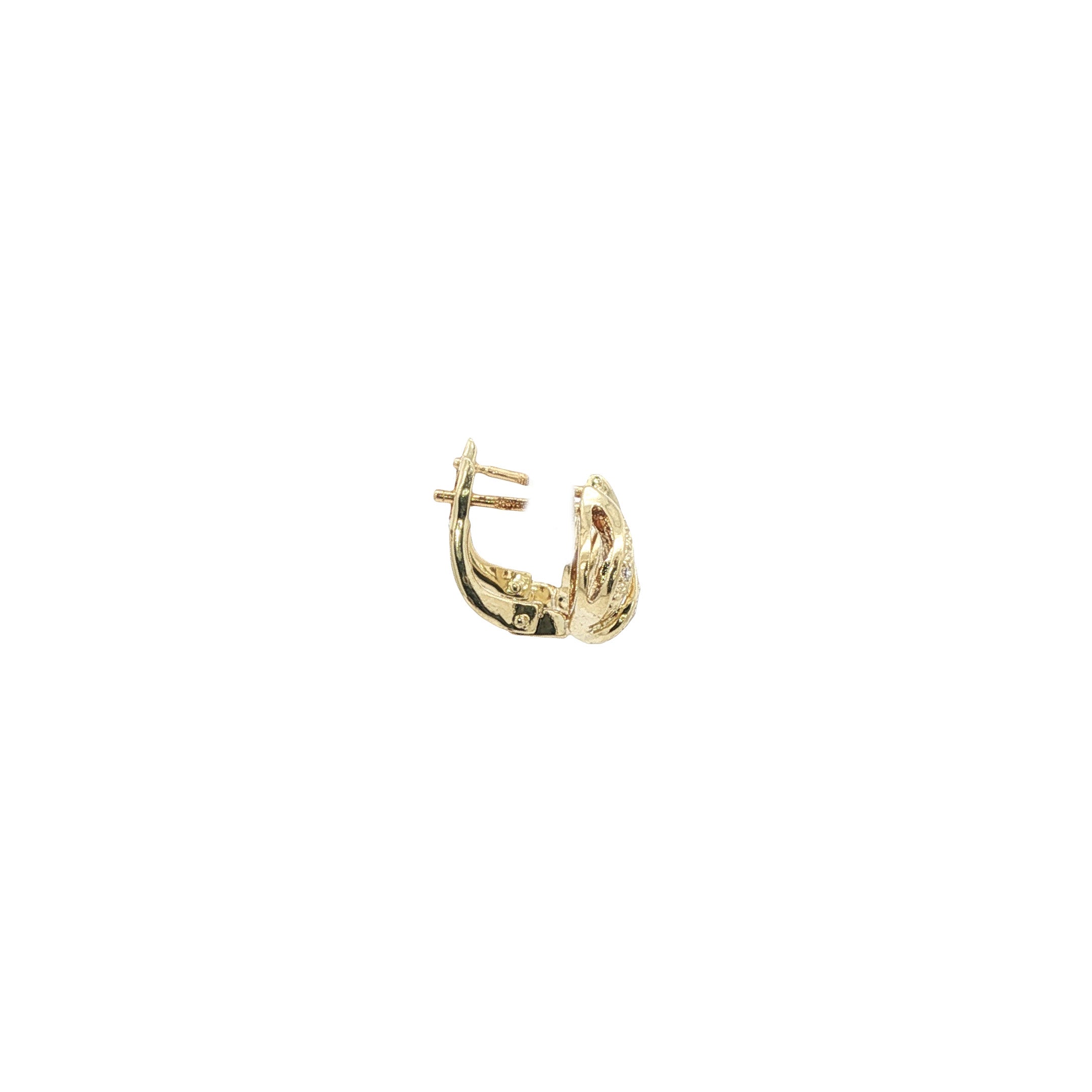 14-karat gold earrings with diamond