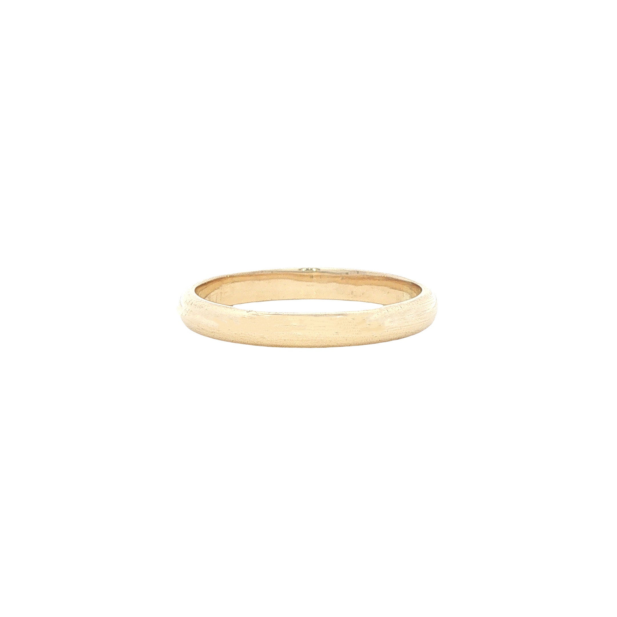 Gouden gladde ring 14 karaat