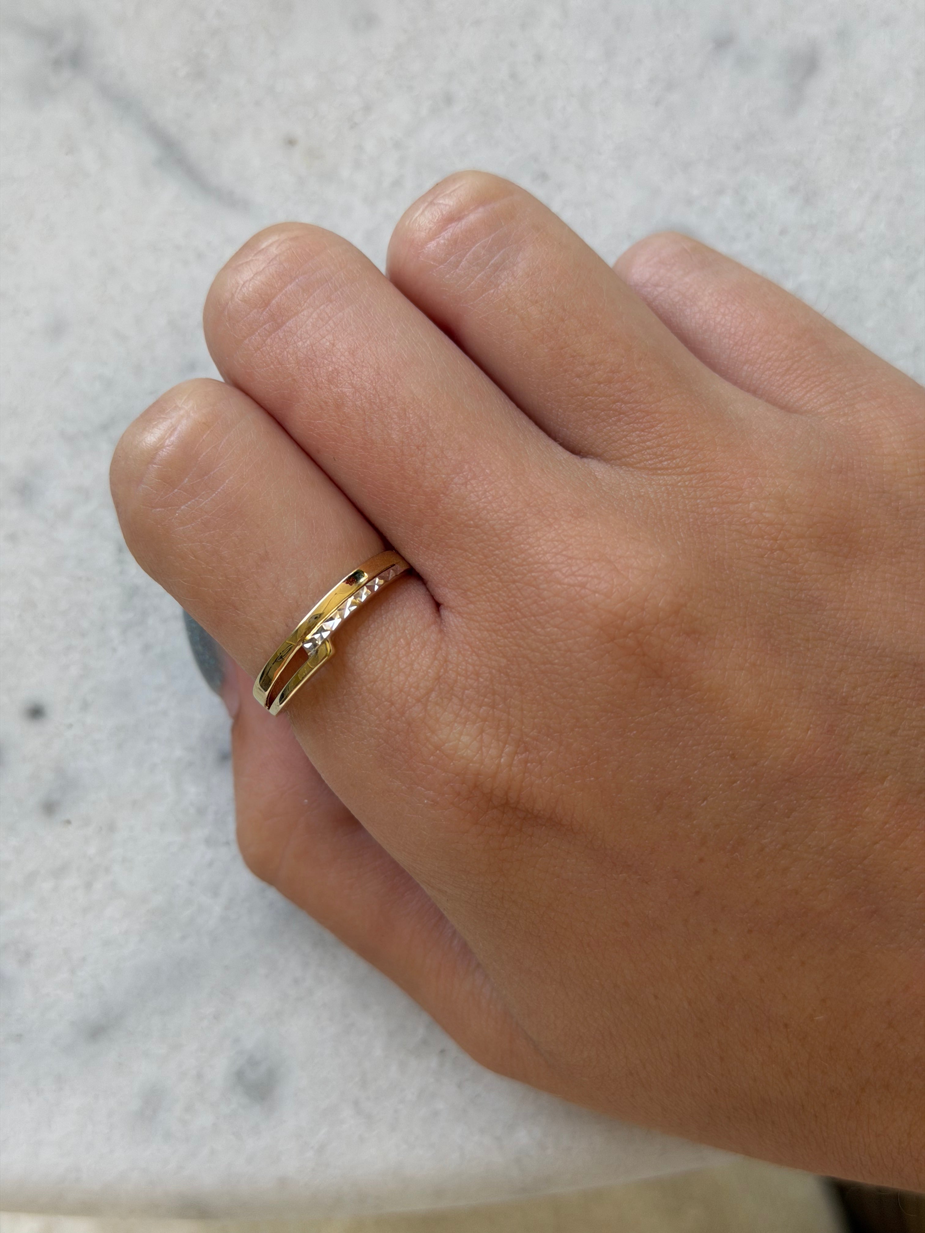 Gouden ring 14 karaat