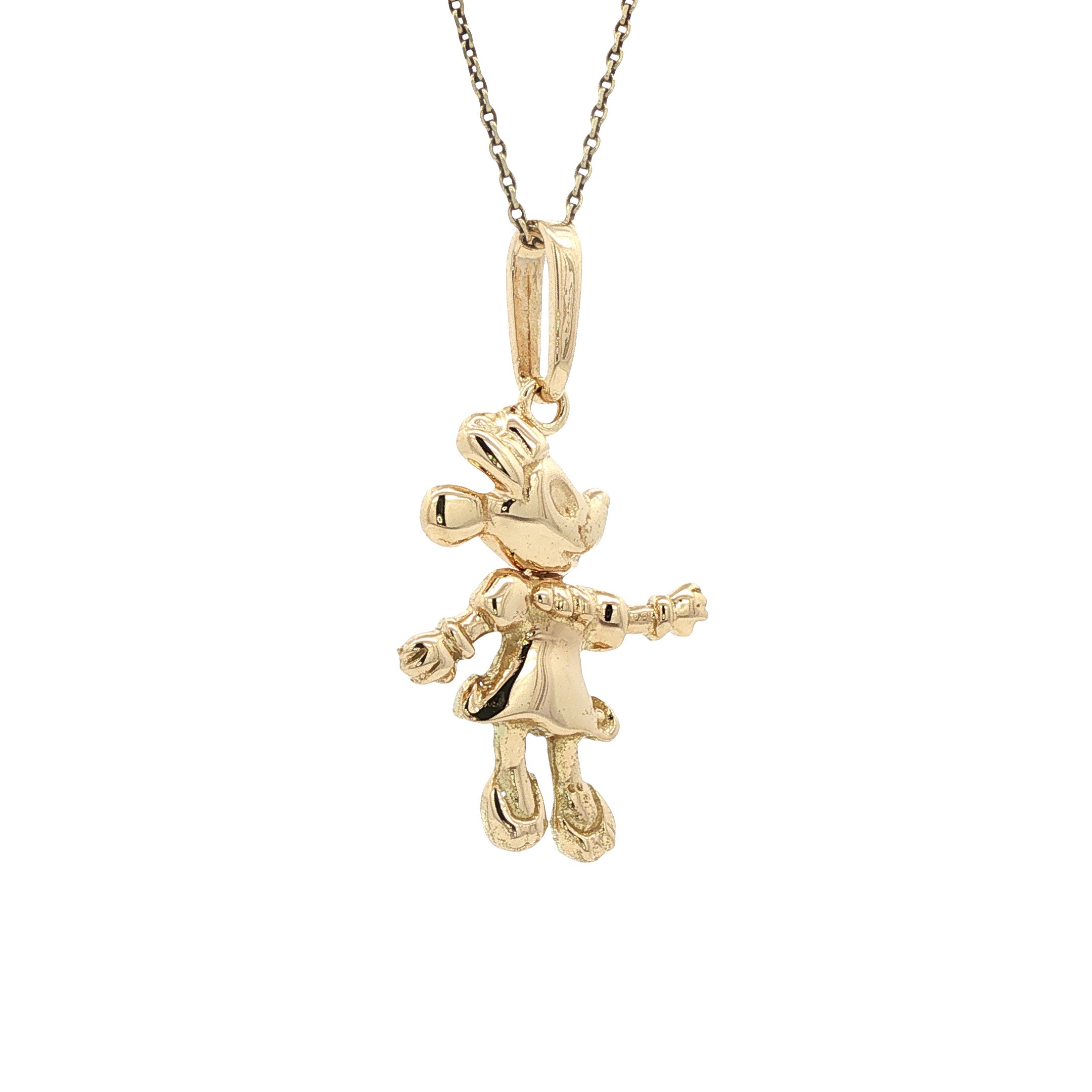 Gouden hanger Minnie Mouse 14 karaat
