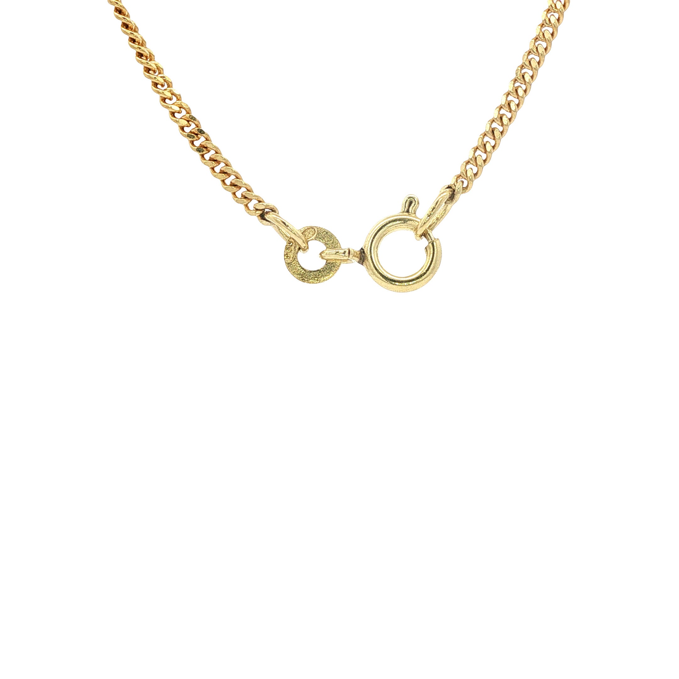 Gouden lengtecollier gourmet 60.5 cm 14 karaat