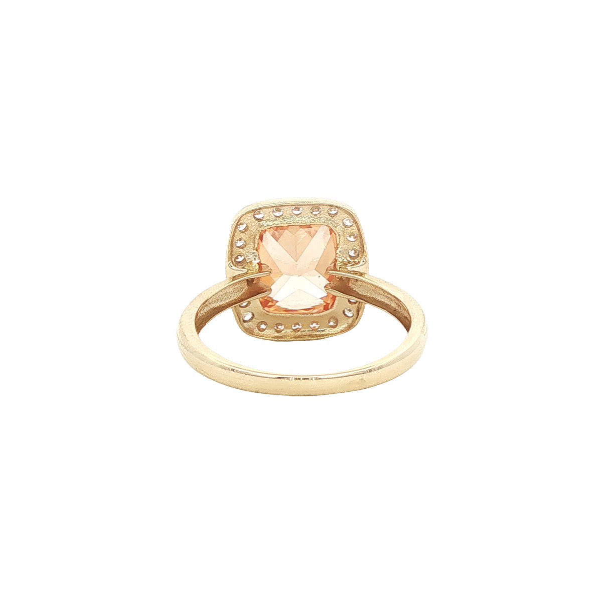 Gouden ring met zirkonia van Blush 14 karaat