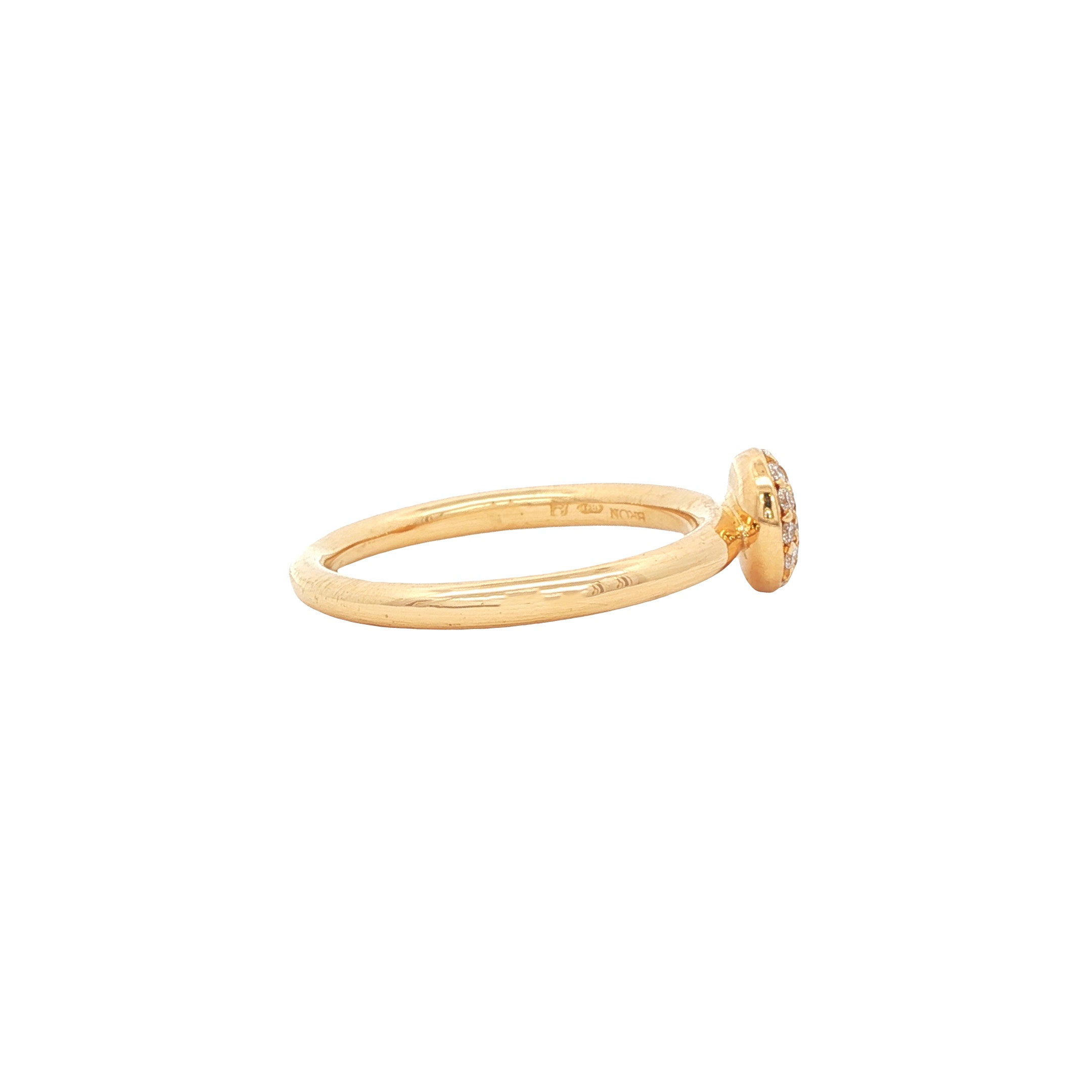 Gouden Stardust ring van Bron Jewelry 18 karaat