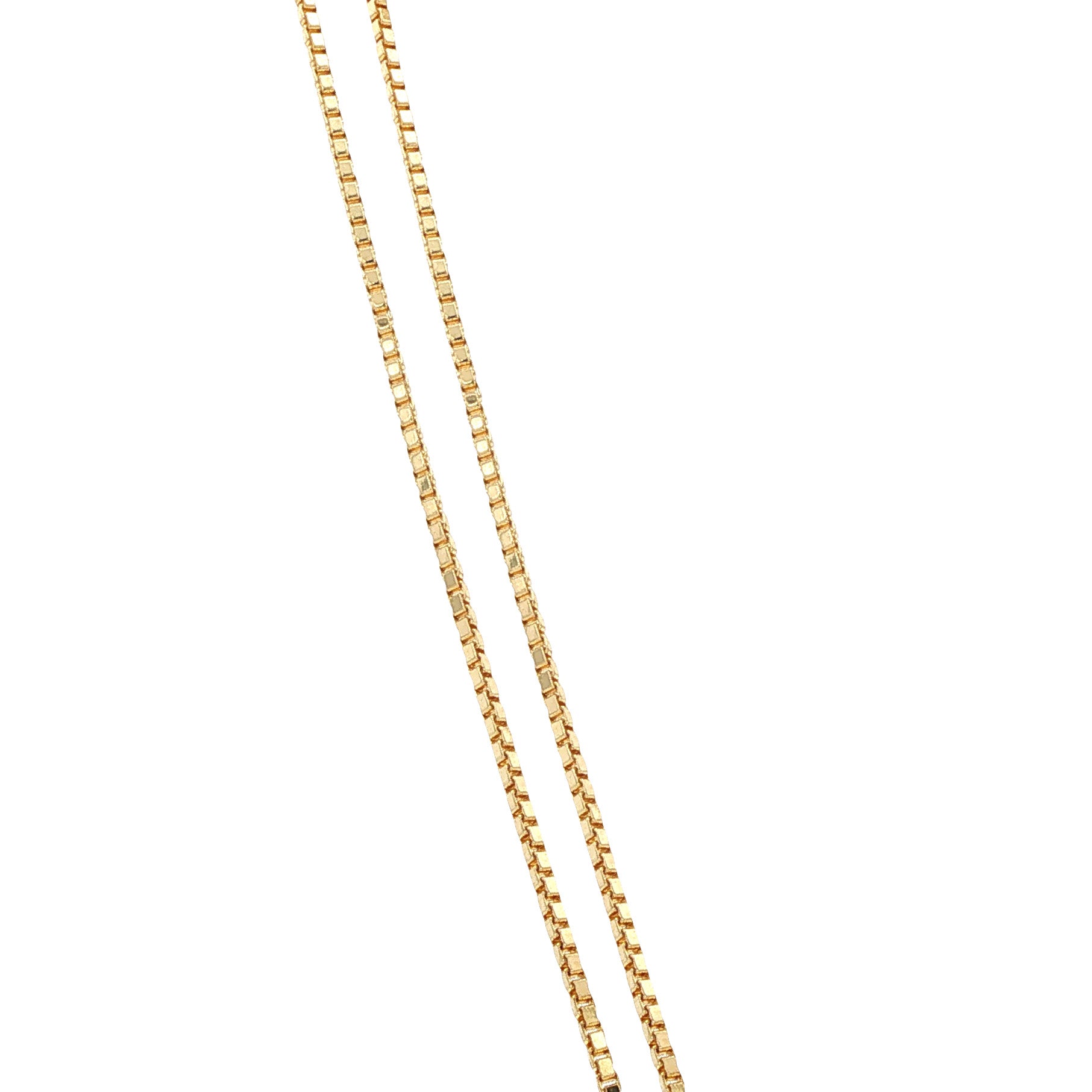 Gouden choker met diamant 14 karaat