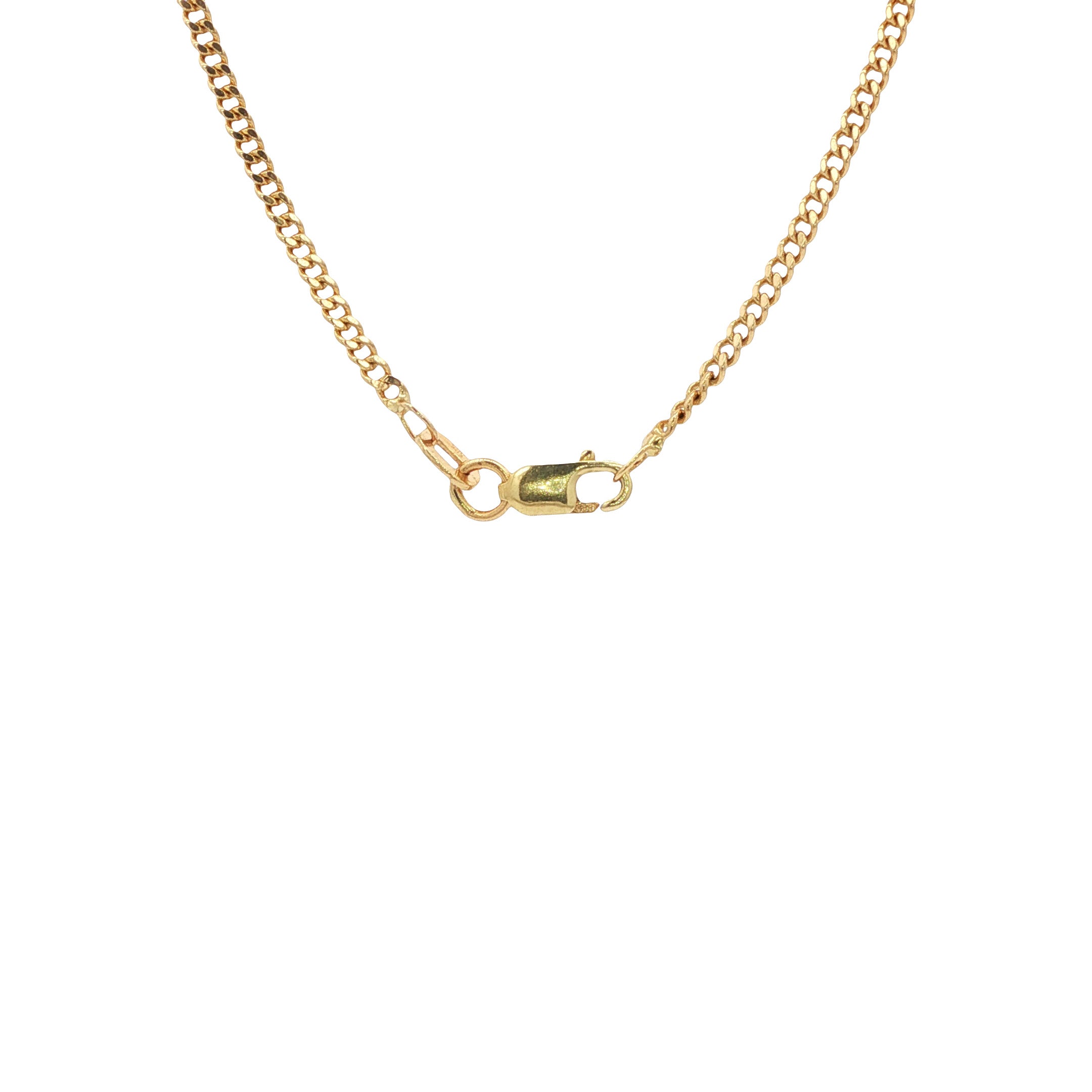 Gold gourmet necklace, 48.5 cm, 14 karat
