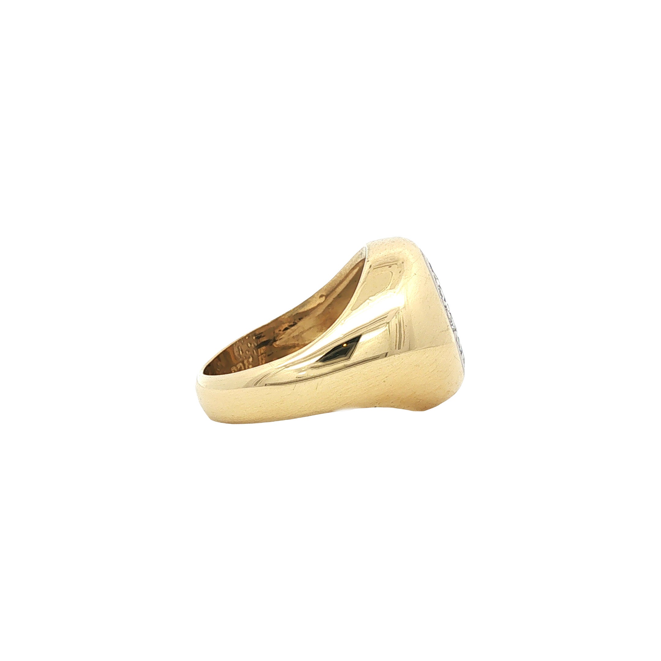 Gouden ring met diamant 18 karaat