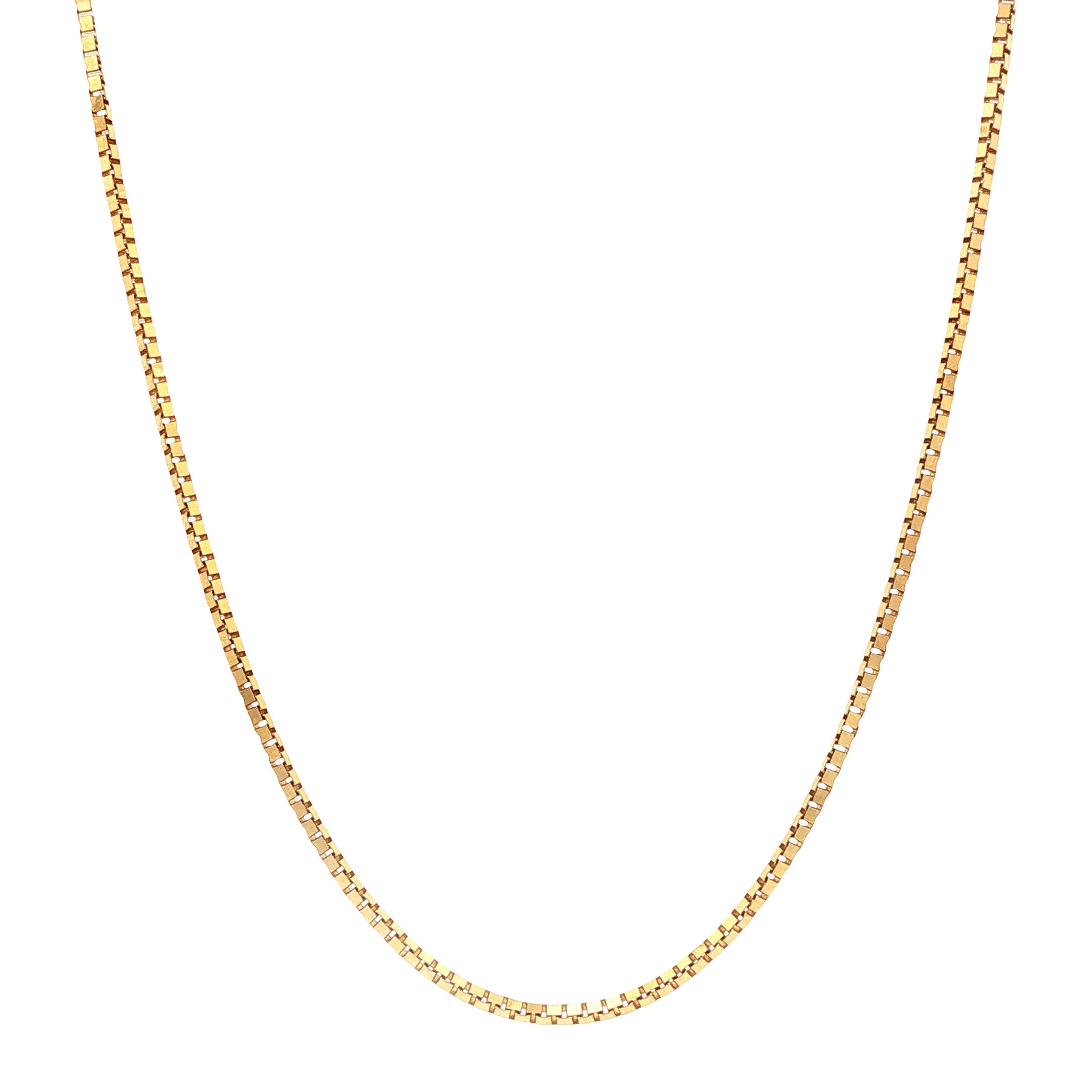 Gouden lengtecollier venetiaan 44 cm 14 karaat