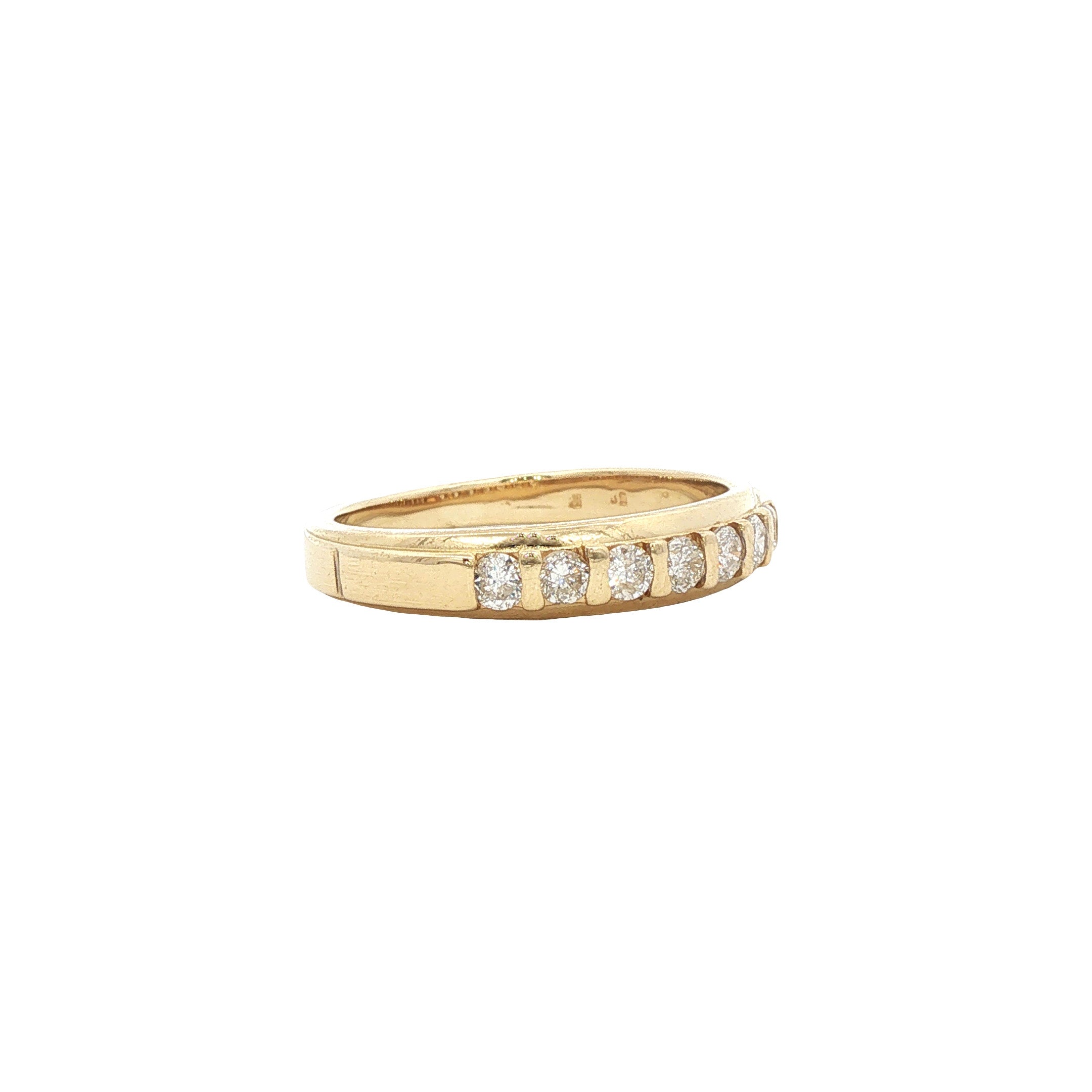 Gouden ring met diamant 14 karaat