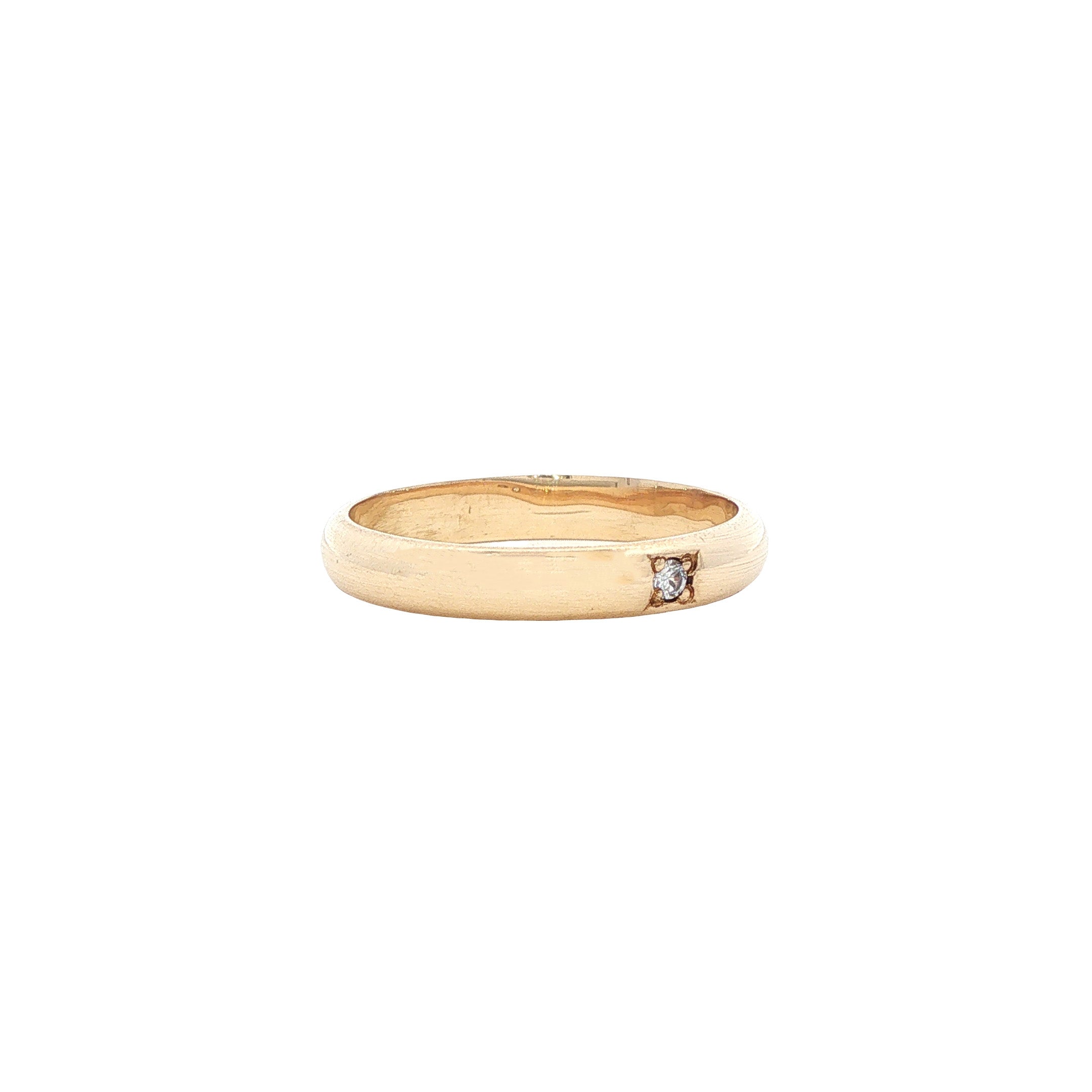 Gouden ring zirkonia 14 karaat