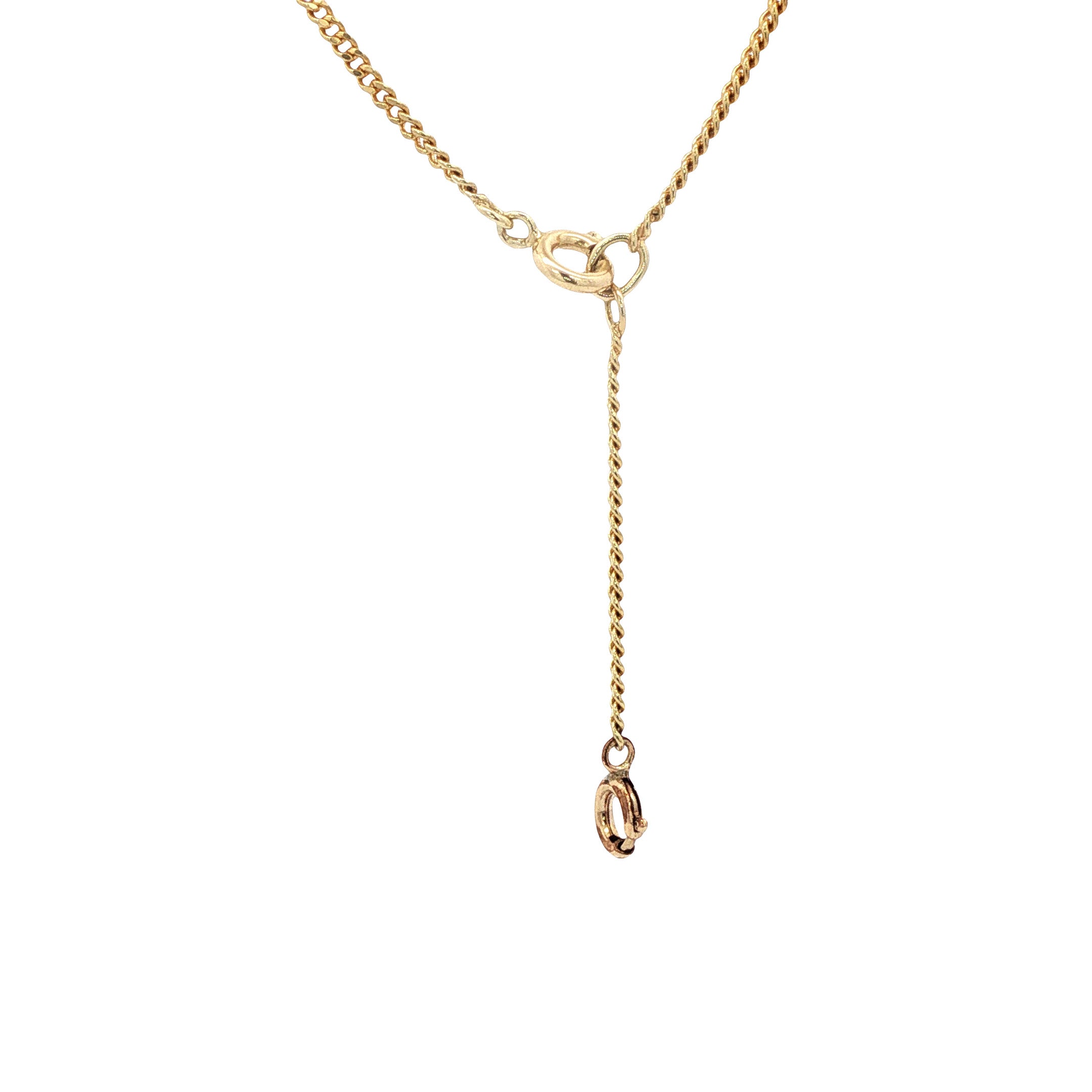 Gouden lengtecollier gourmet 49 cm 14 karaat