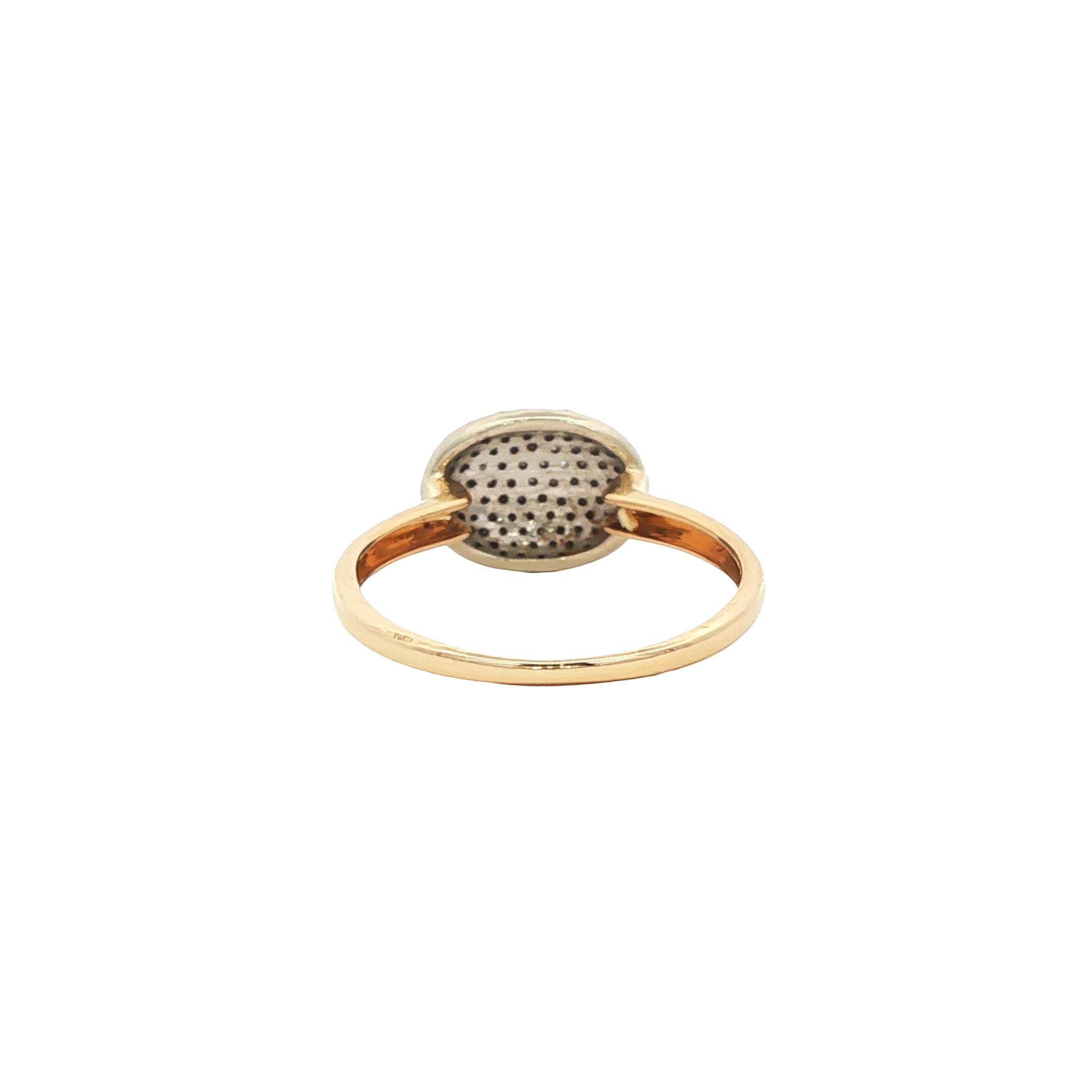 Gouden ring met diamant 14 karaat