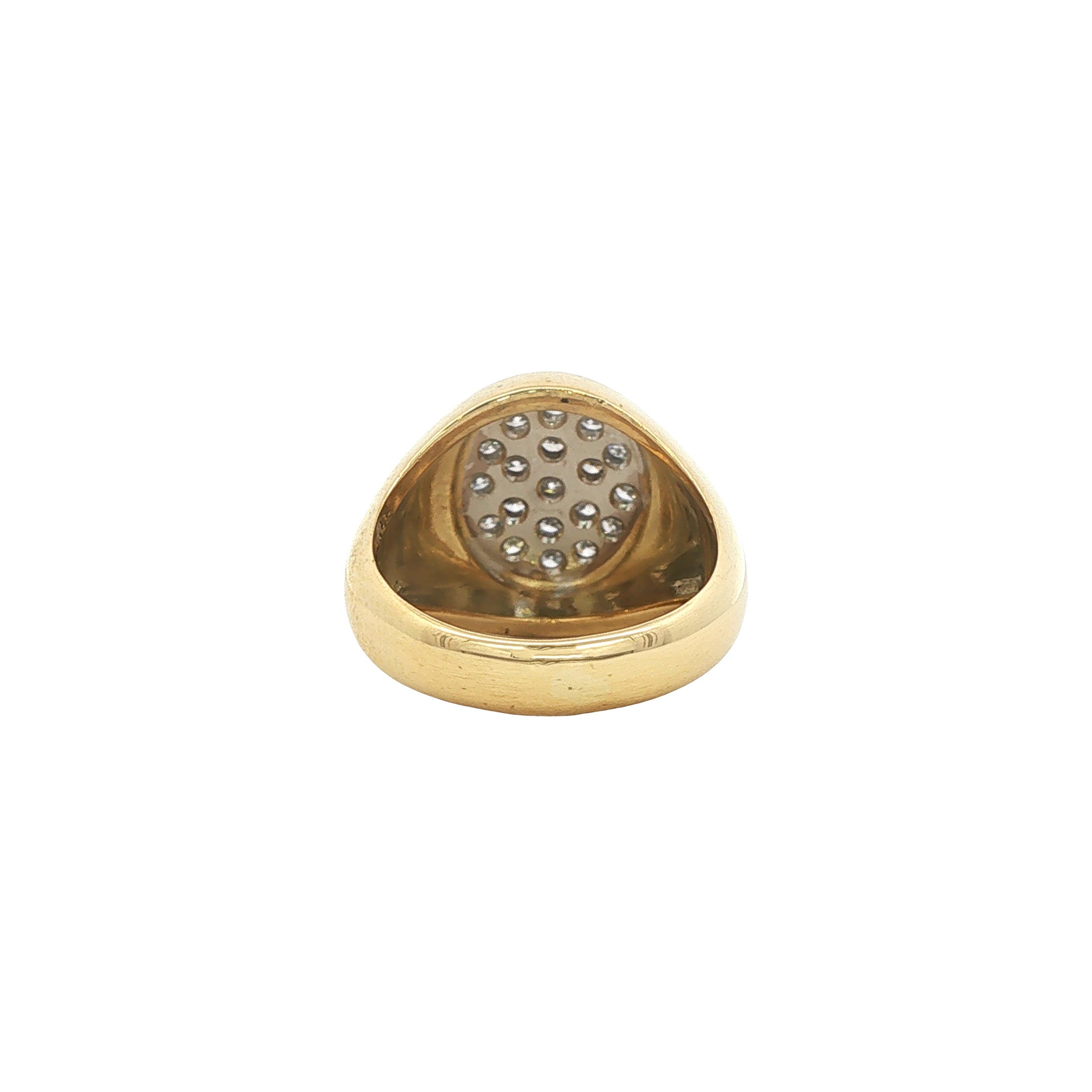 Gouden ring met diamant 18 karaat