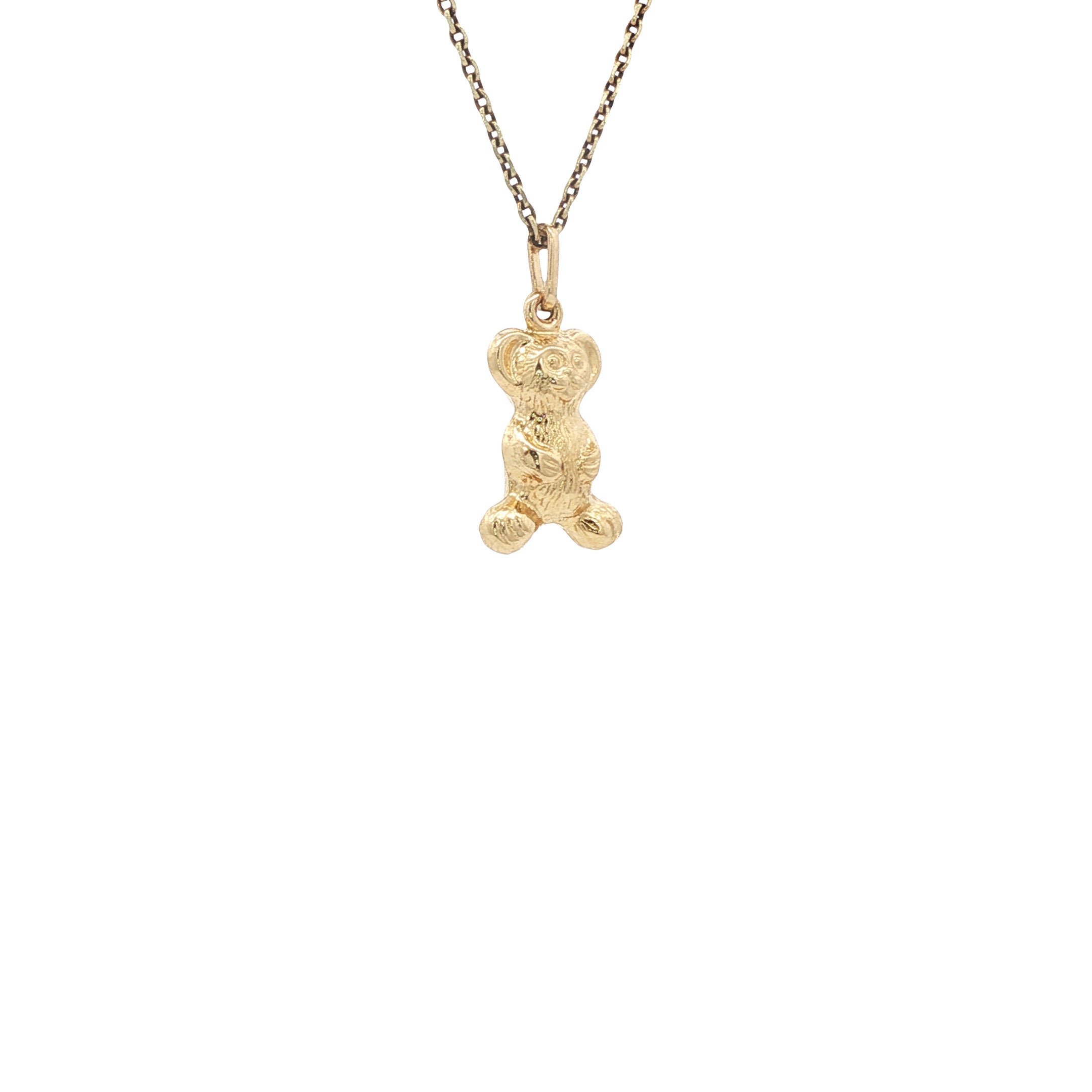 Gouden hanger beertje 14 karaat