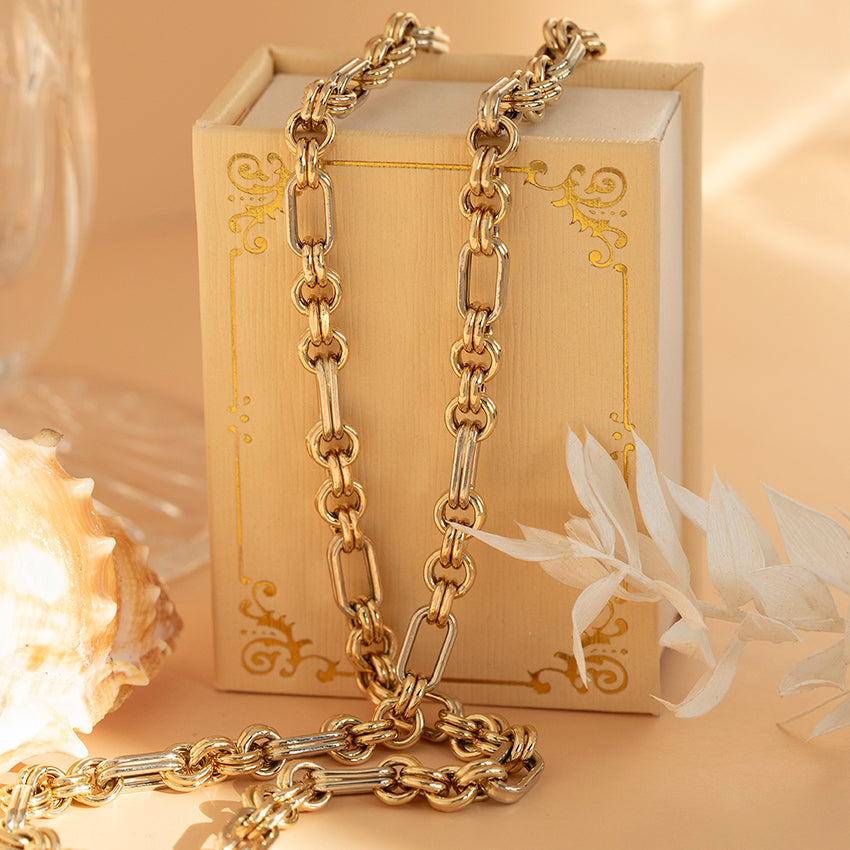 Gouden choker 43.5 cm 14 karaat
