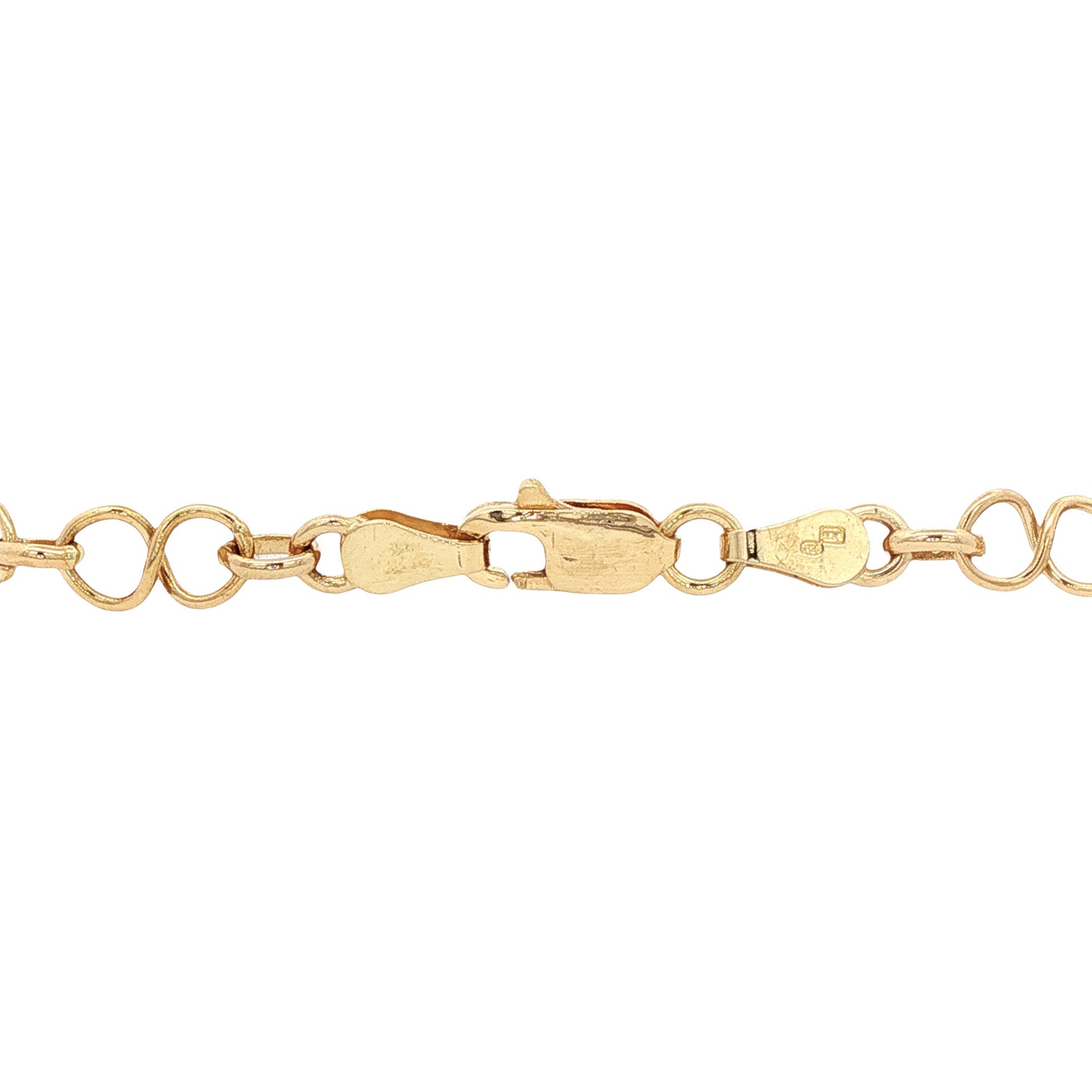 Gouden armband 19 cm 18 karaat