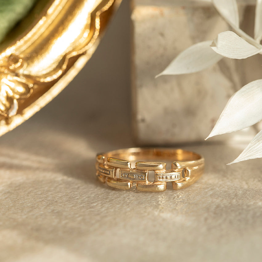 Gouden ring 14 karaat