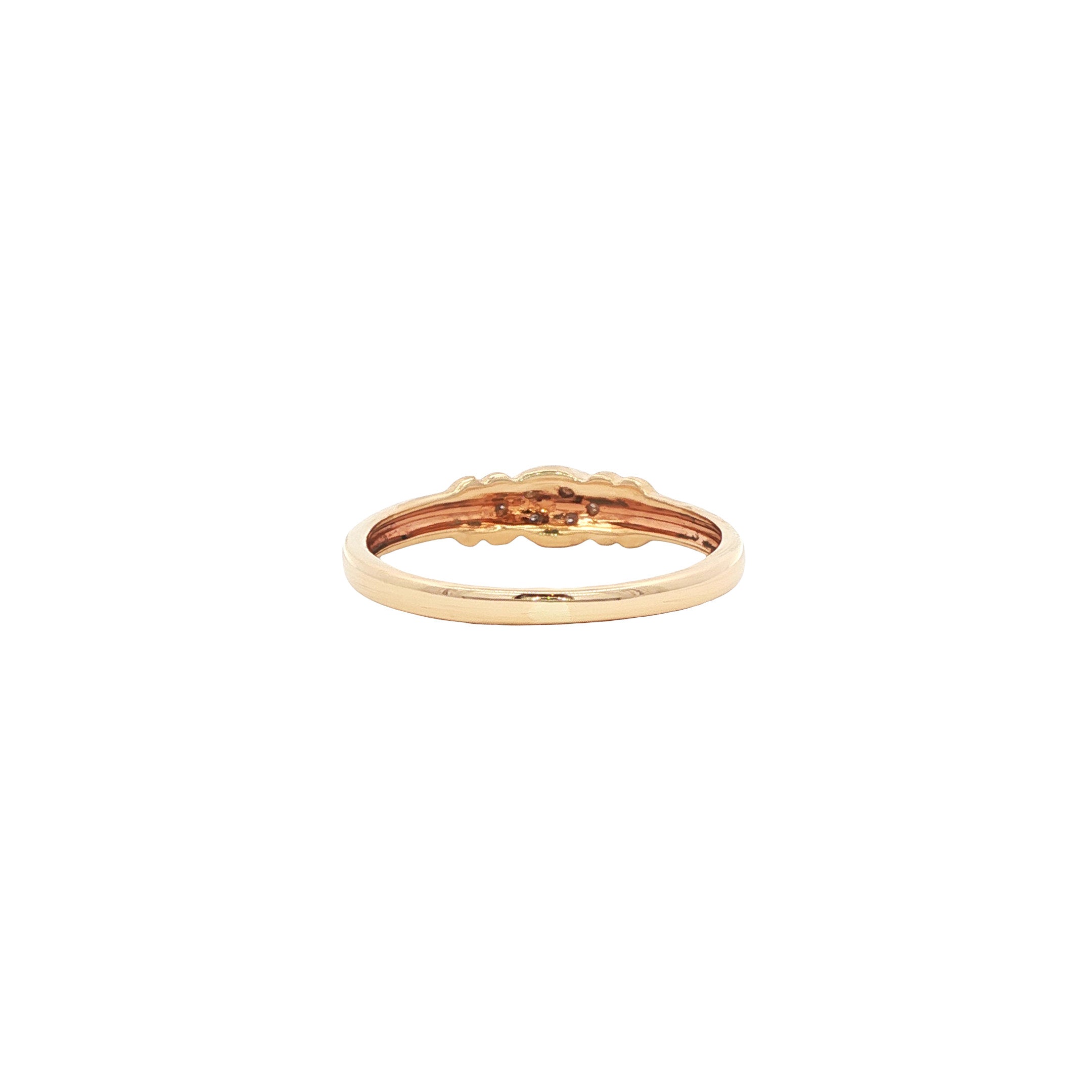 Gouden ring met diamant 14 karaat