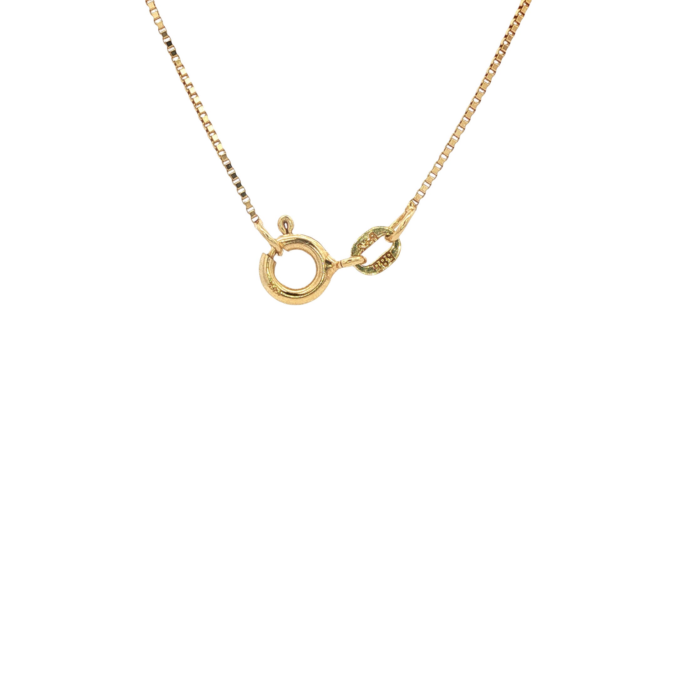 Gouden lengtecollier venetiaan 42 cm 14 karaat