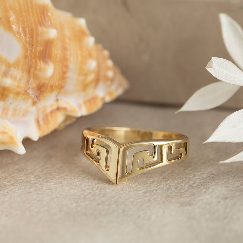 Gouden ring 14 karaat
