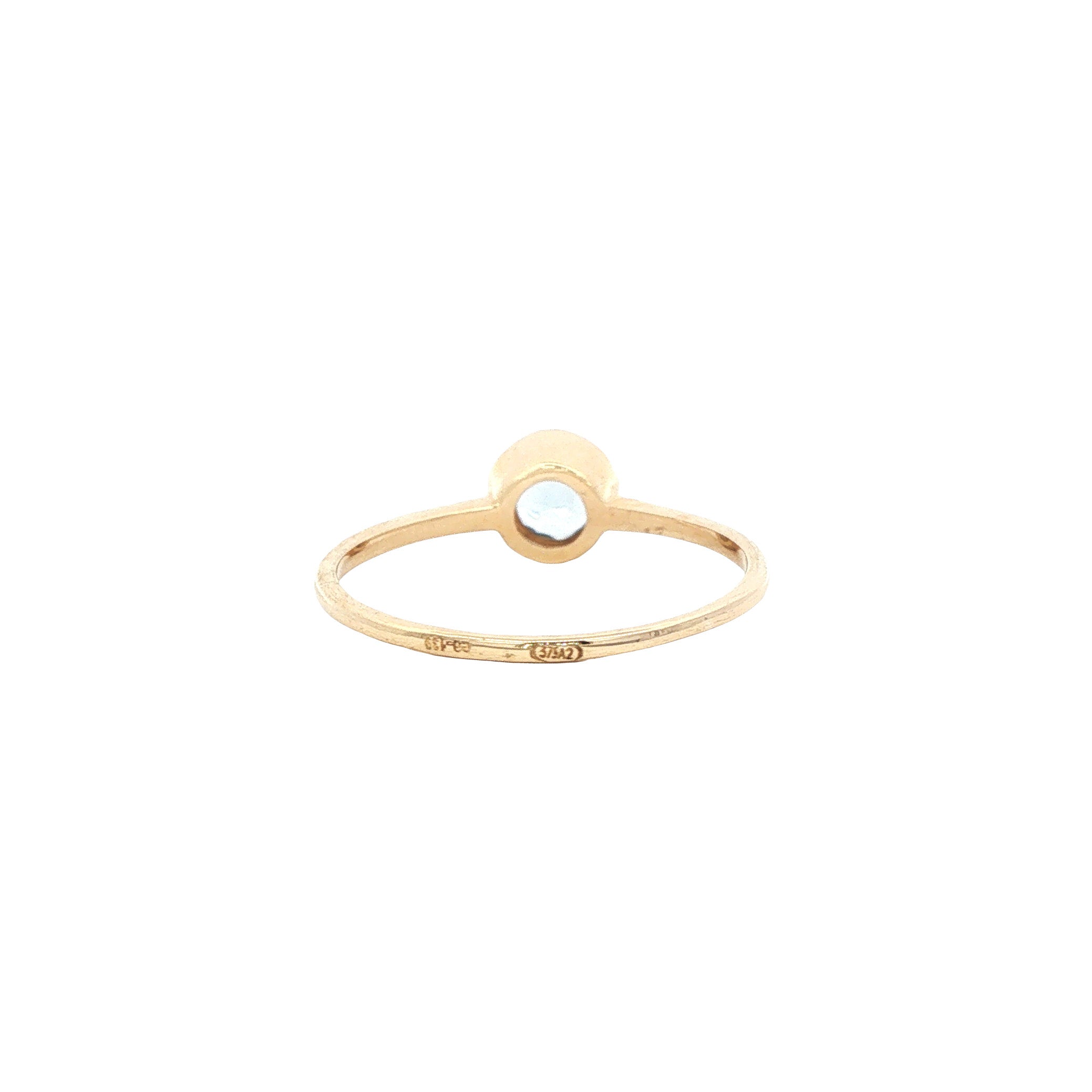 Ring met topaas 9 karaat* Nieuw