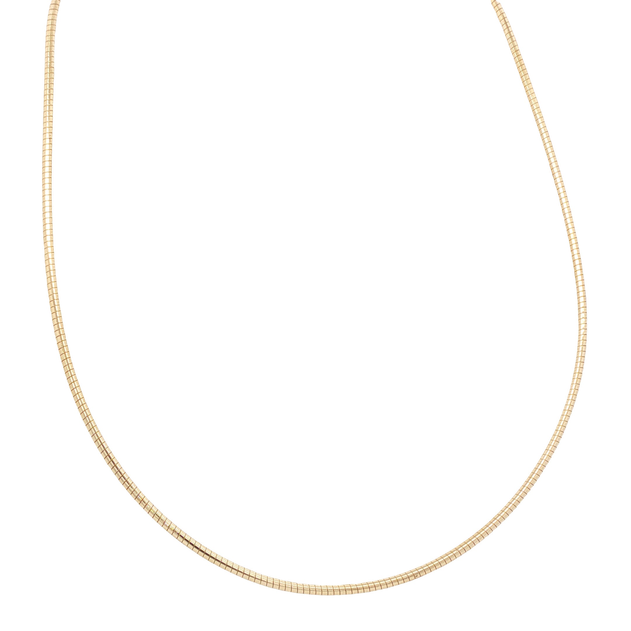 14-karat gold bangle, 42 cm long