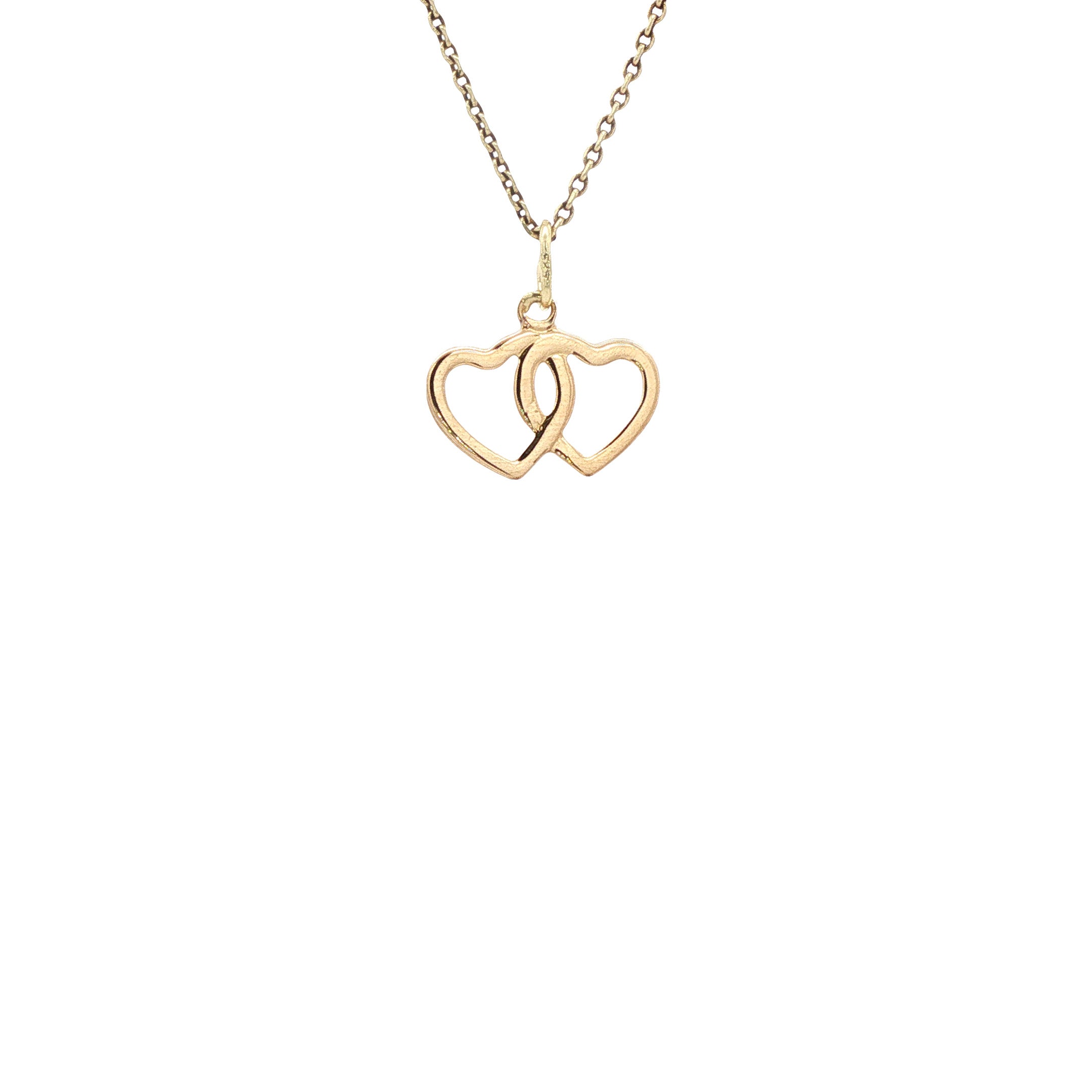 Gouden hart hanger 14 karaat