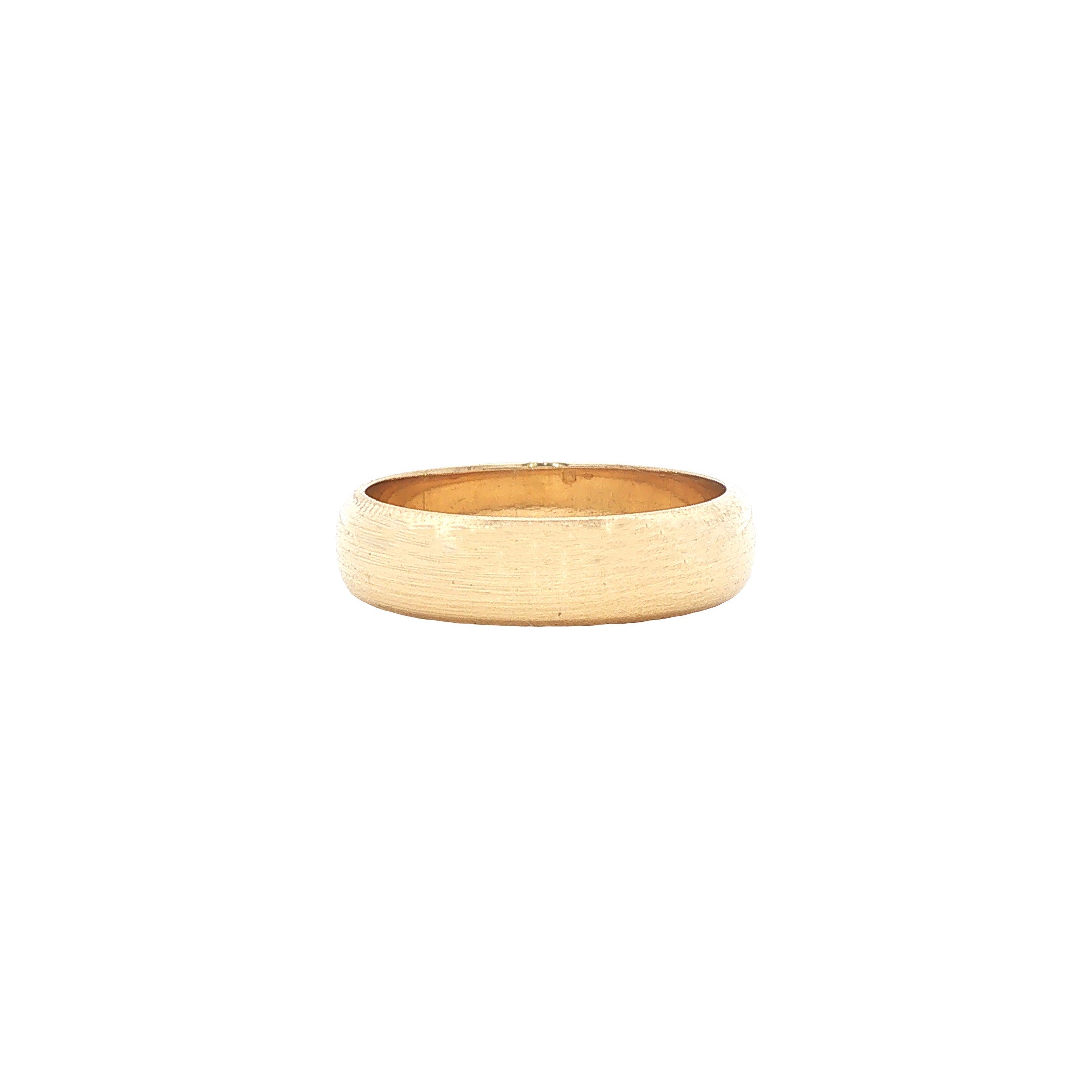 Gouden gladde ring 14 karaat