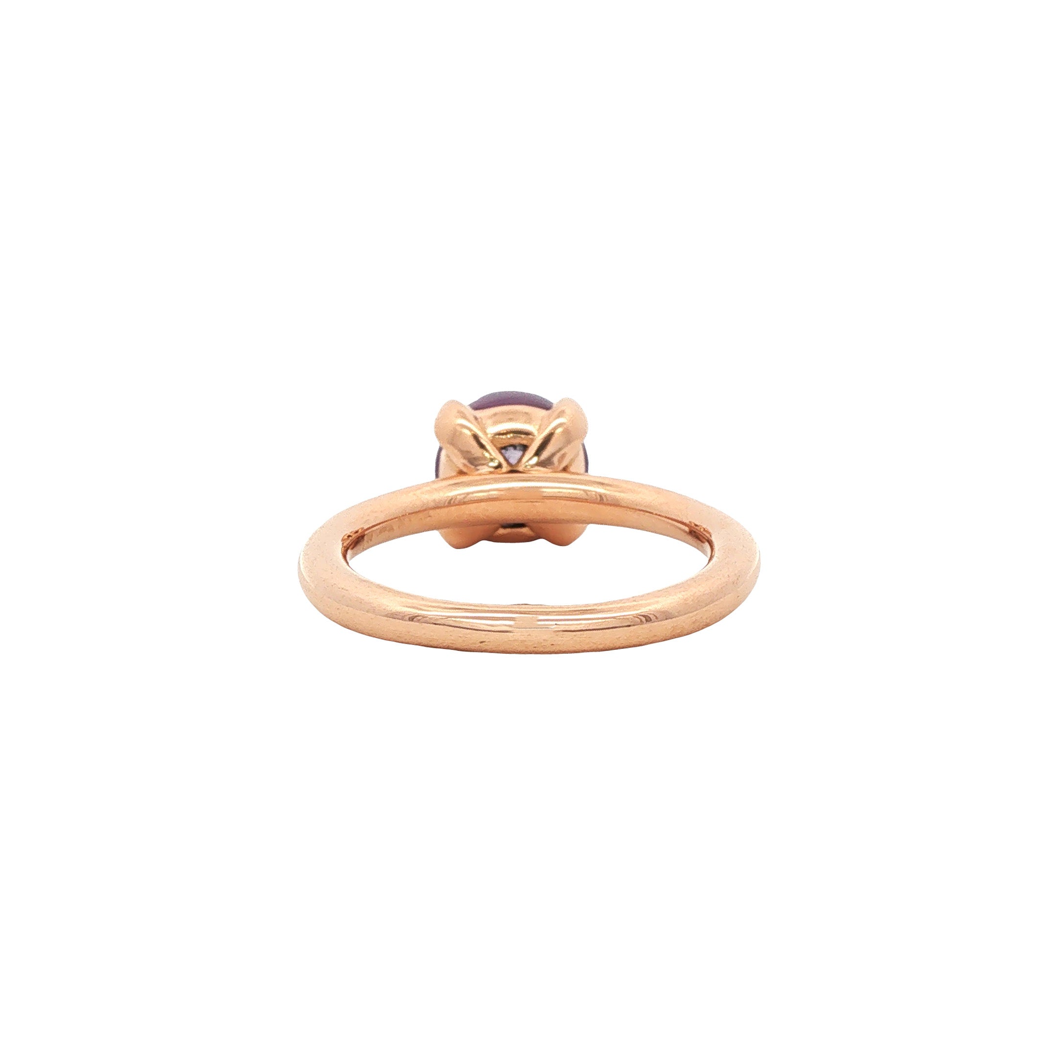 Rosegouden catch ring van Bron Jewelry 18 karaat