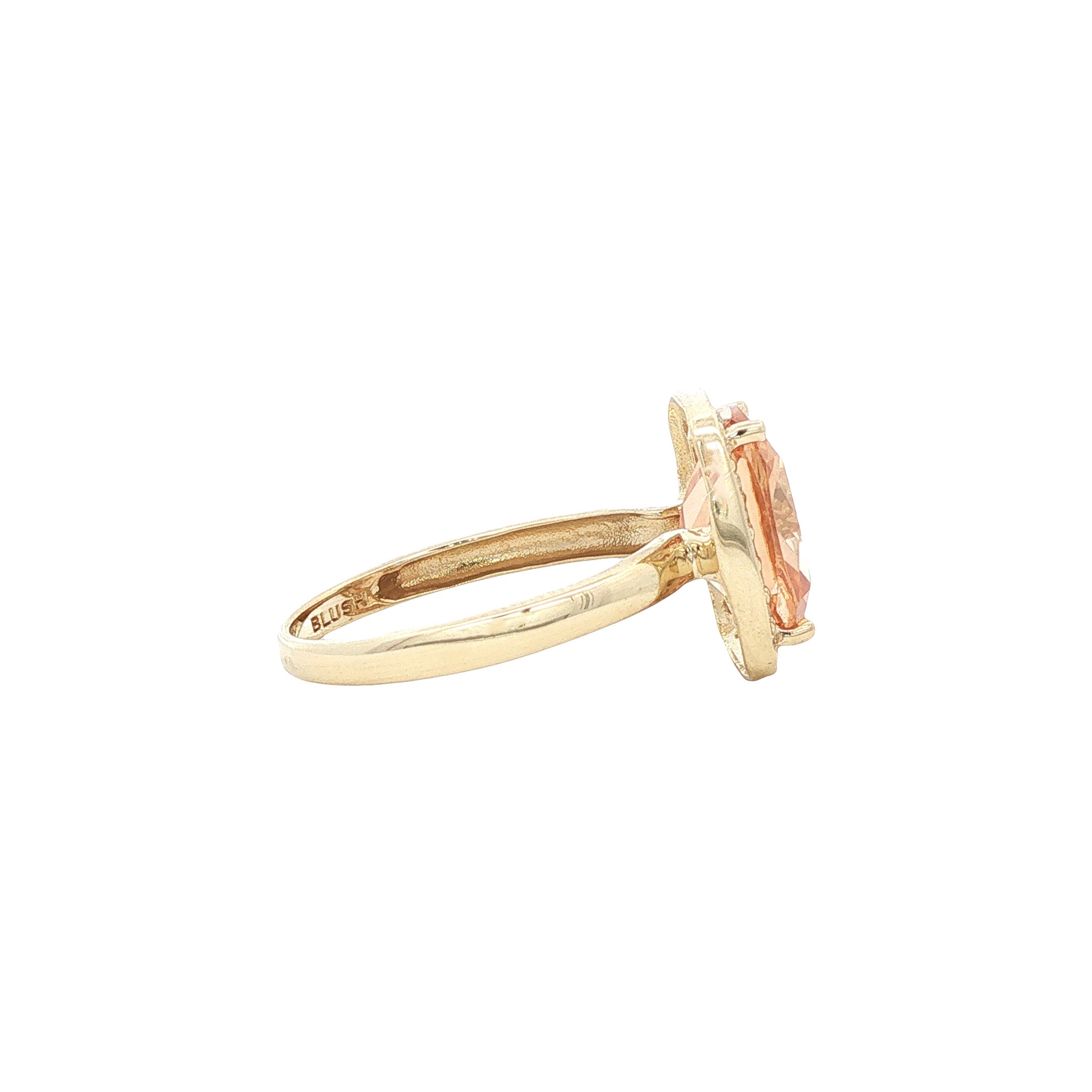 Gouden ring met zirkonia van Blush 14 karaat