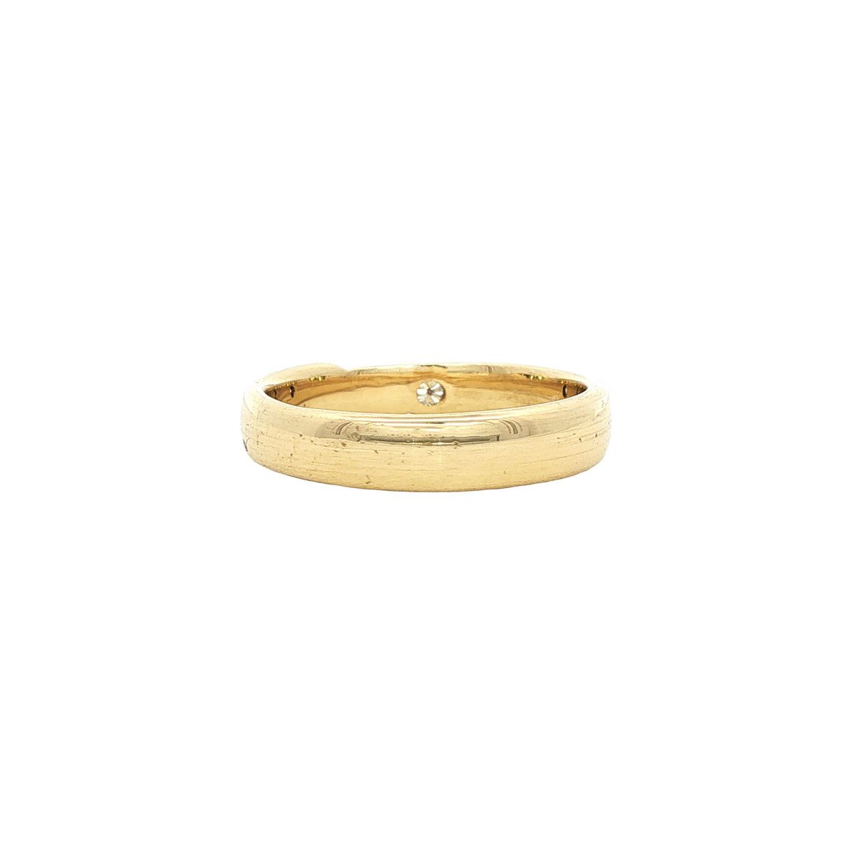 Gouden ring met diamant 14 karaat