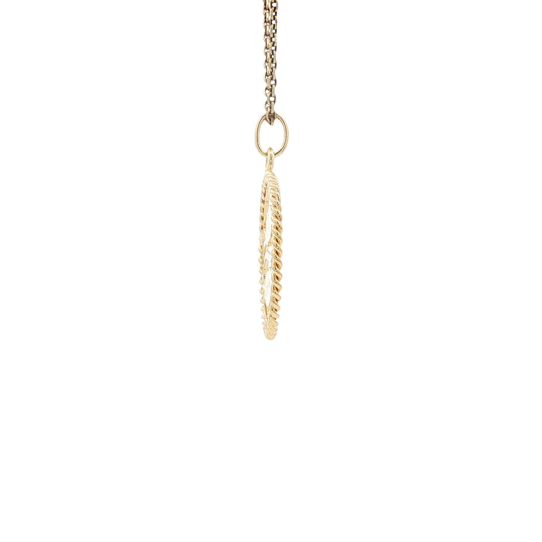 Gouden sterrenbeeld hanger vissen 14 karaat