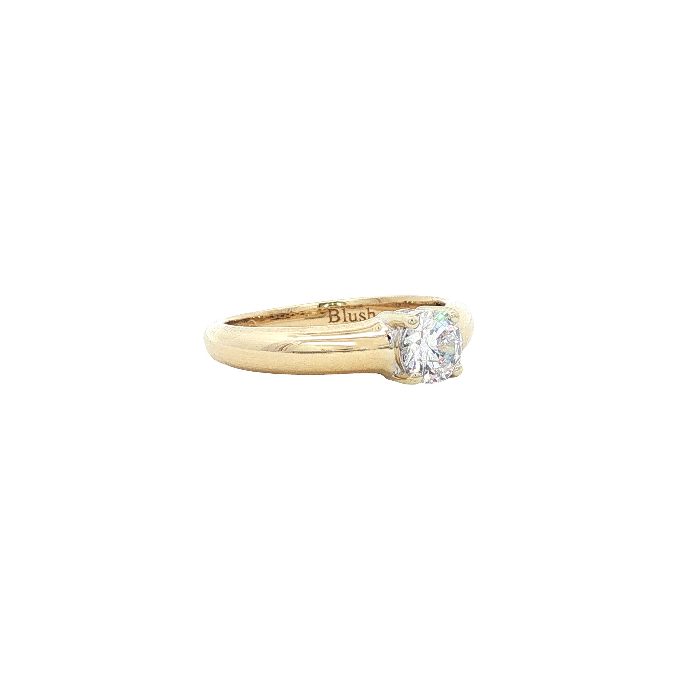Gouden ring met zirkonia Blush 14 karaat