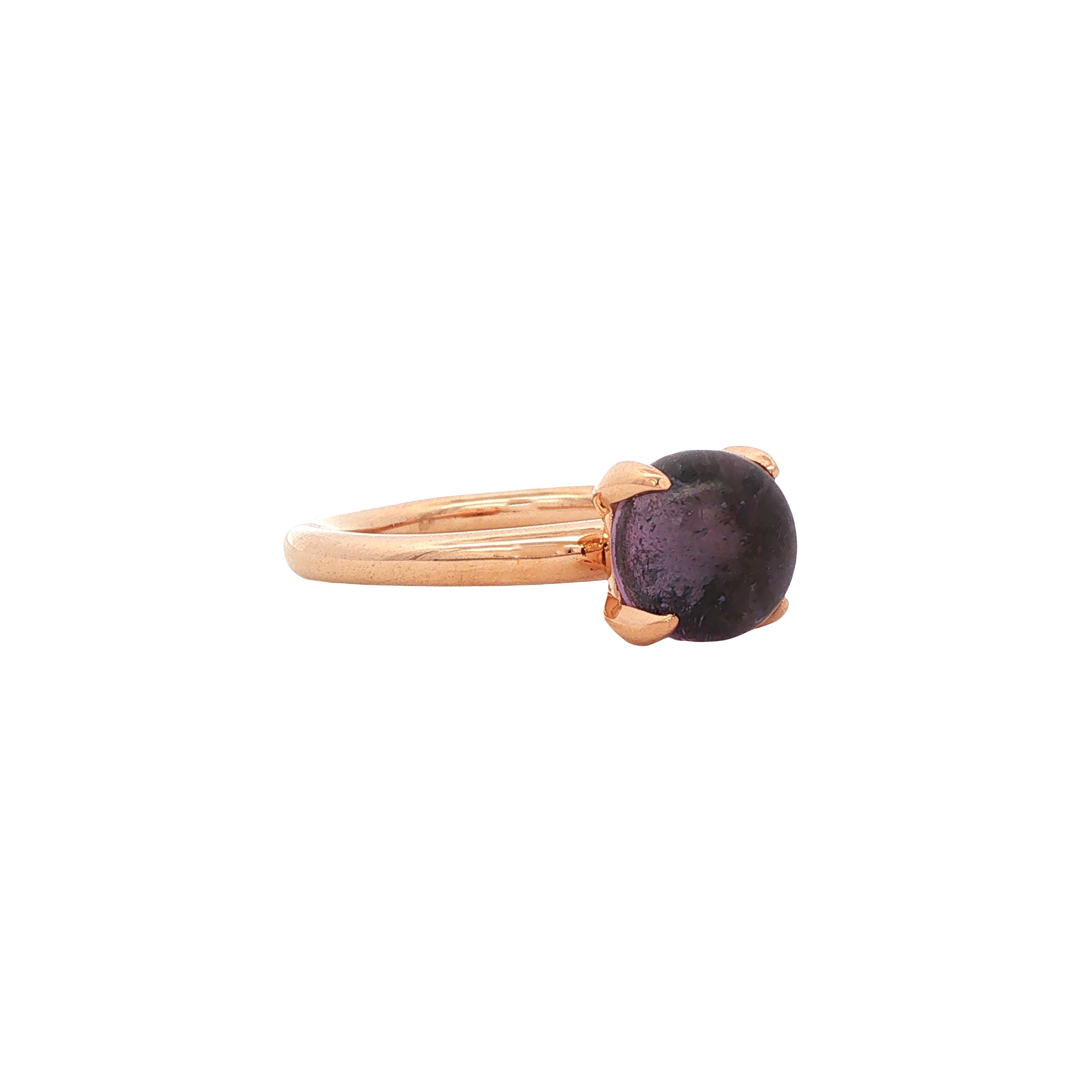 Rosegouden catch ring van Bron Jewelry 18 karaat