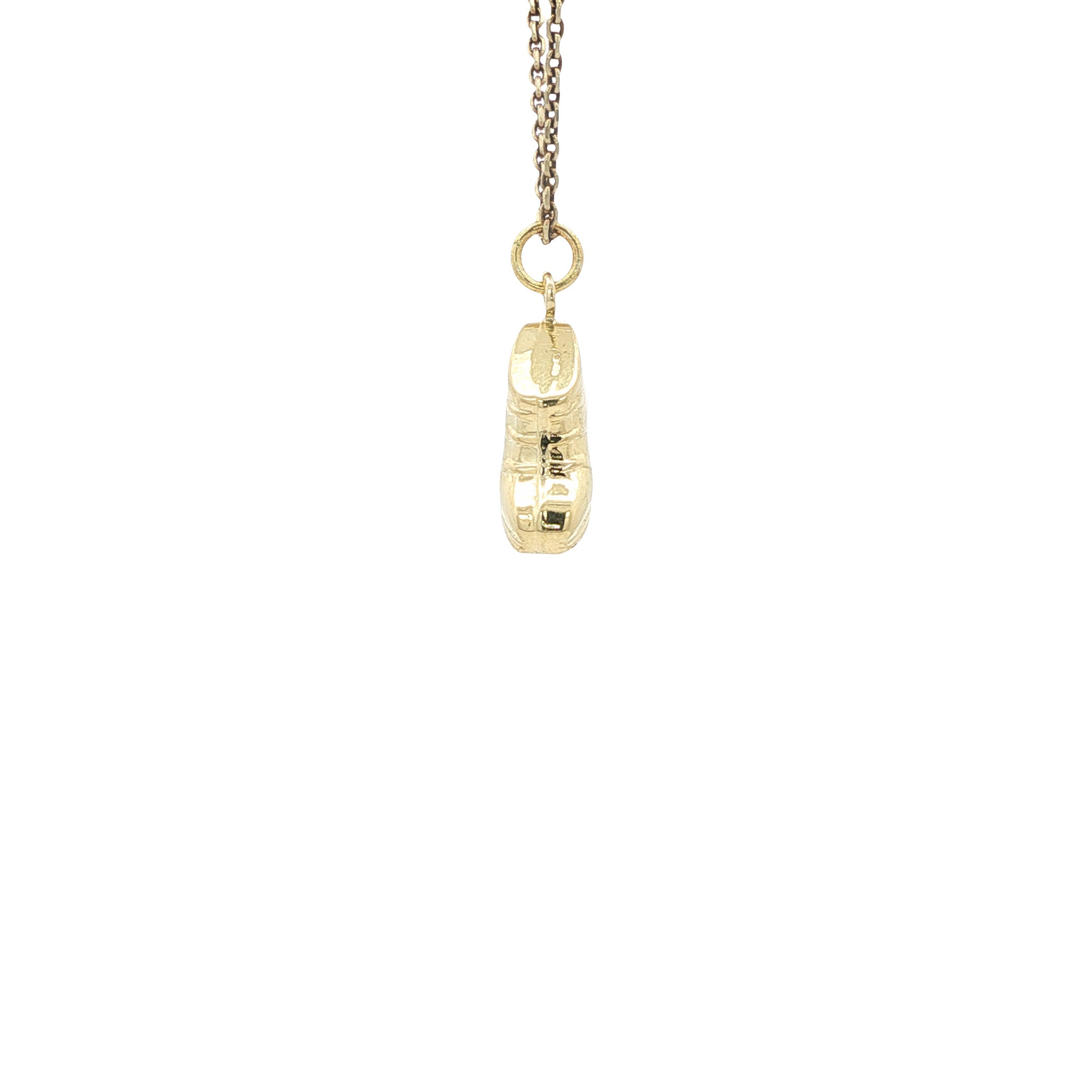 Gouden hanger schoen 14 karaat