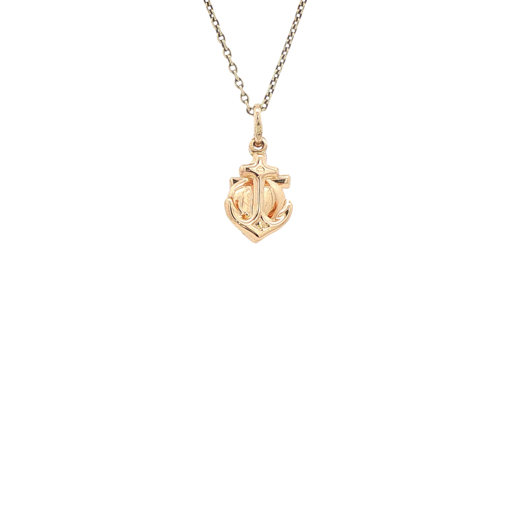 Gouden hanger geloof, hoop en liefde 14 karaat