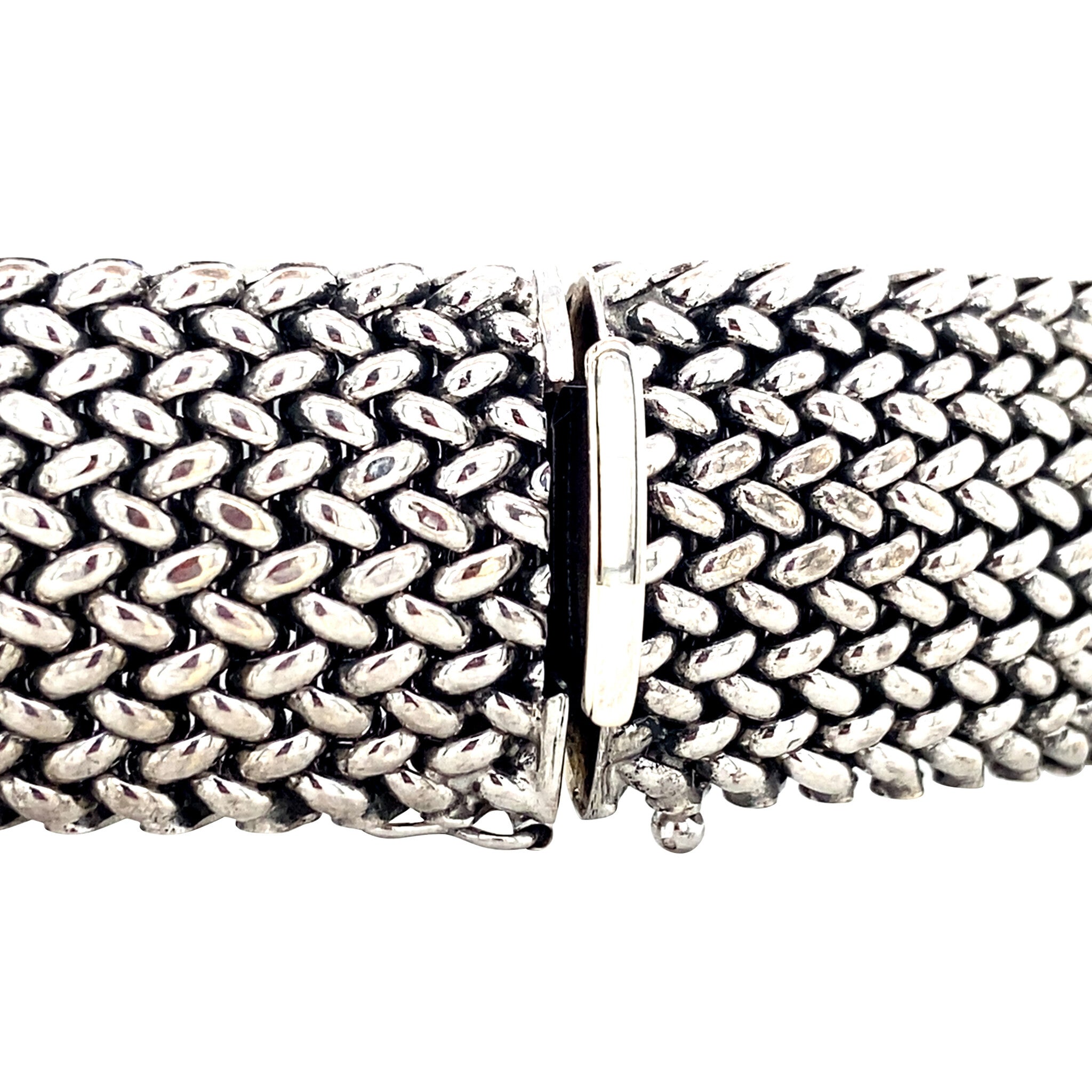 White gold bracelet 19 cm 14 karat