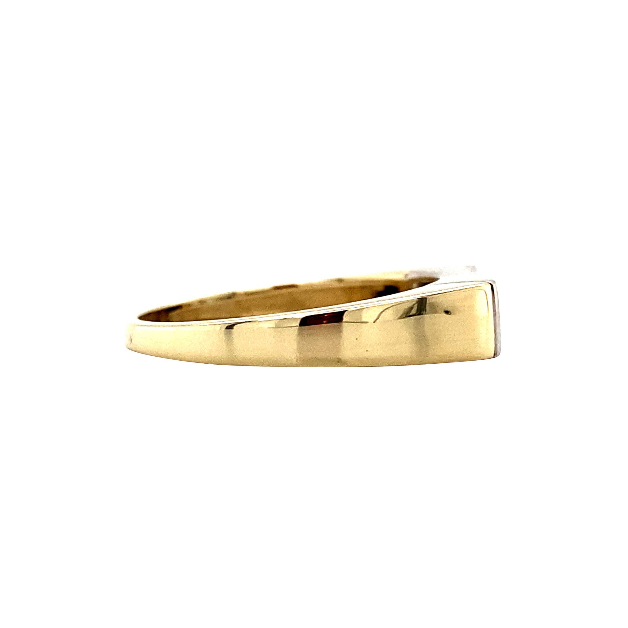 Gouden ring met zirkonia 14 karaat