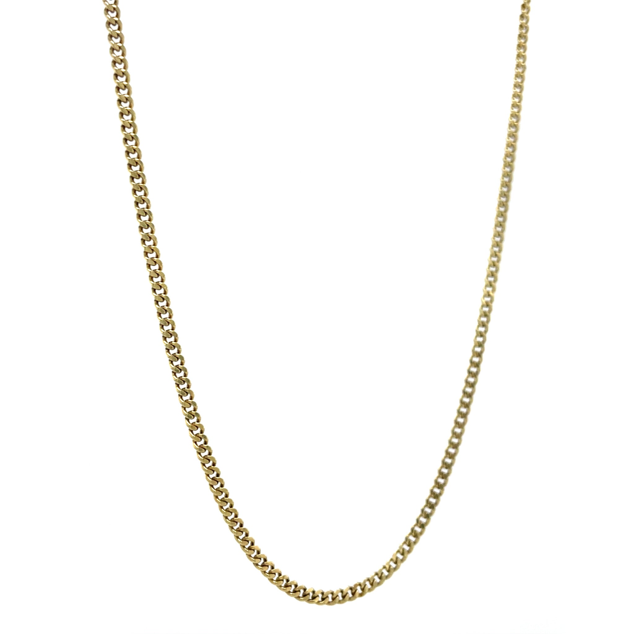 Gold length necklace gourmet 53 cm 14 karat