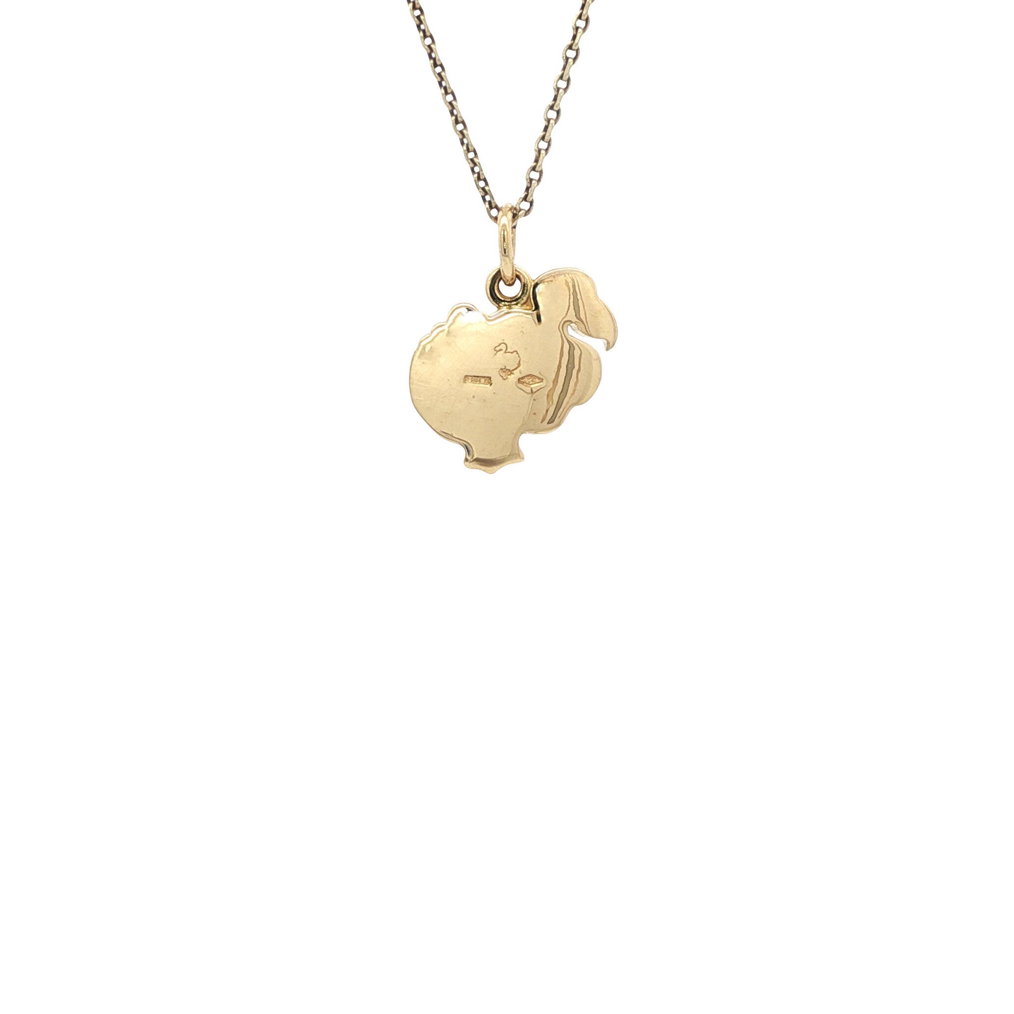 Gouden Dodo hanger 18 karaat