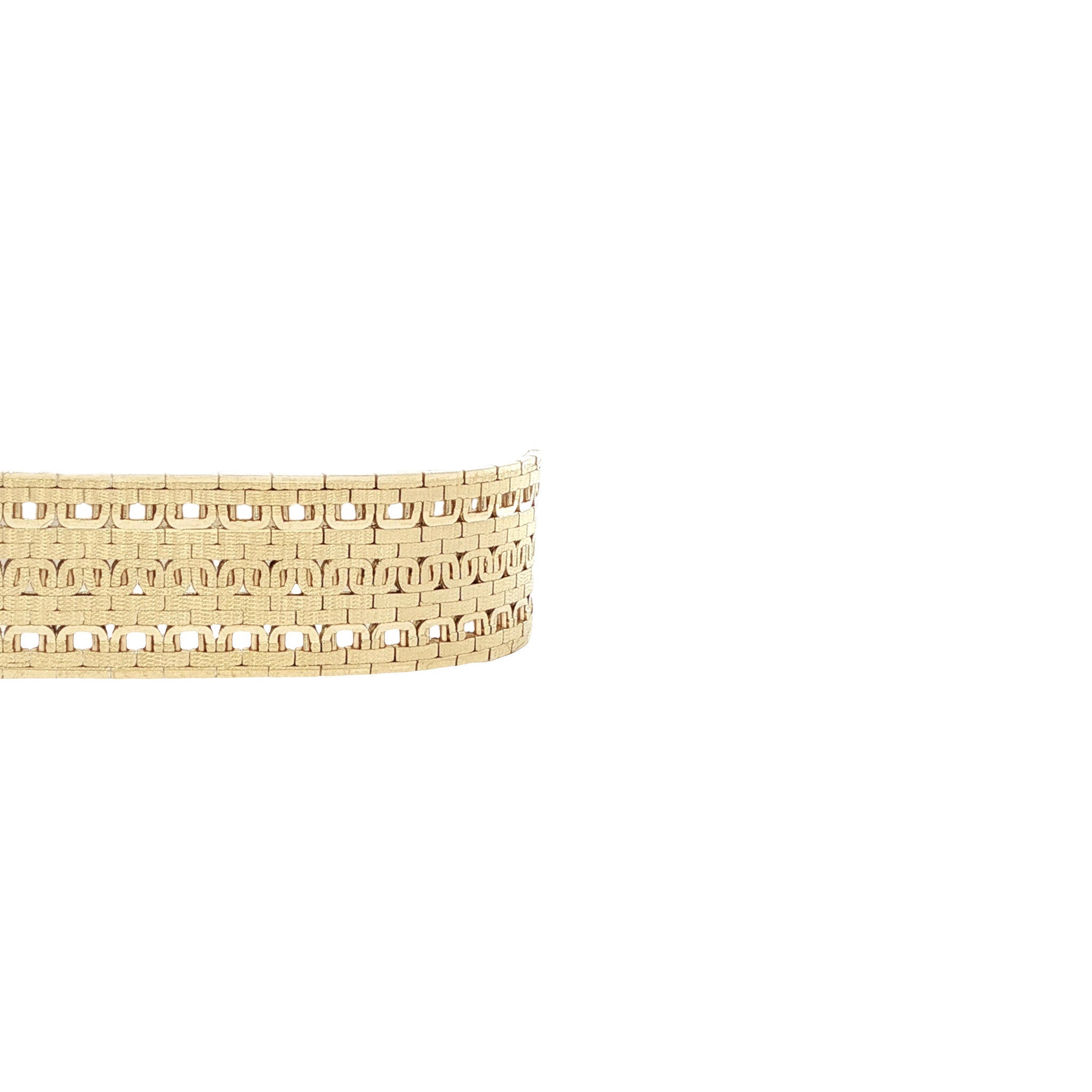 14-karat gold bracelet, 19 cm
