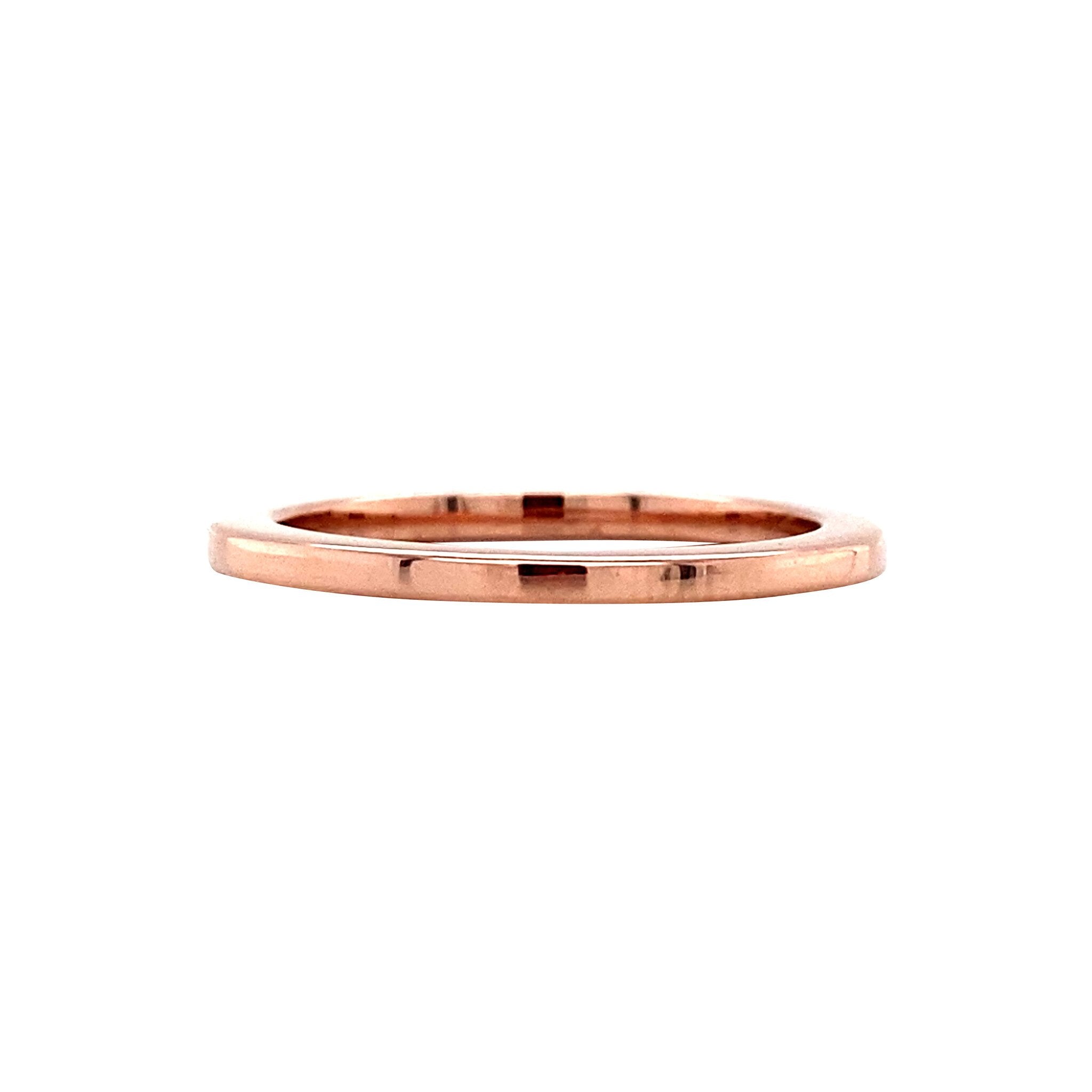 Rose gold (stacking)ring 14 karat