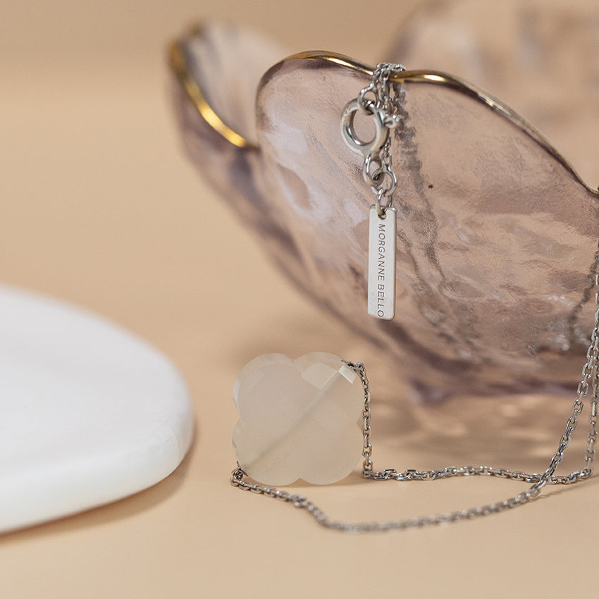 White gold necklace by Morganne Bello 42 cm 18 karat