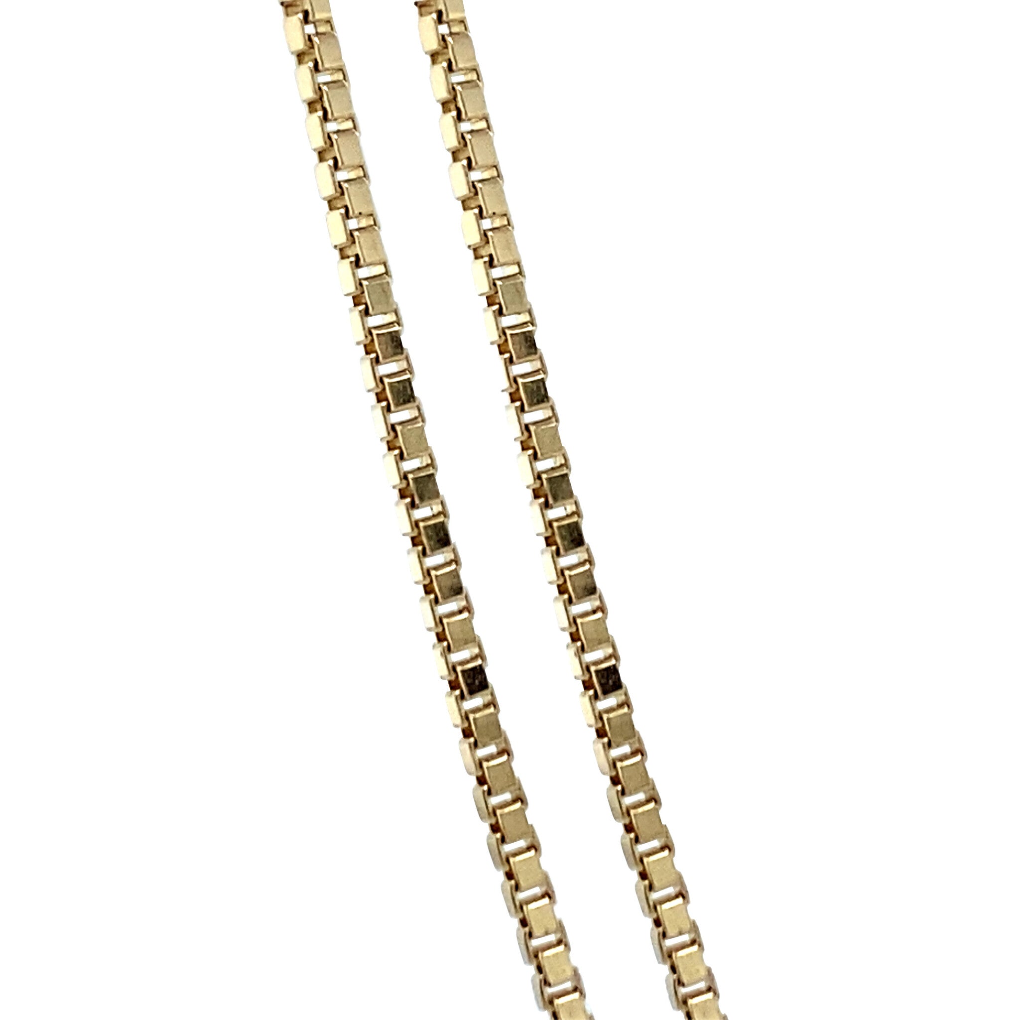 Gold length necklace Venetian 70.5 cm 14 karat